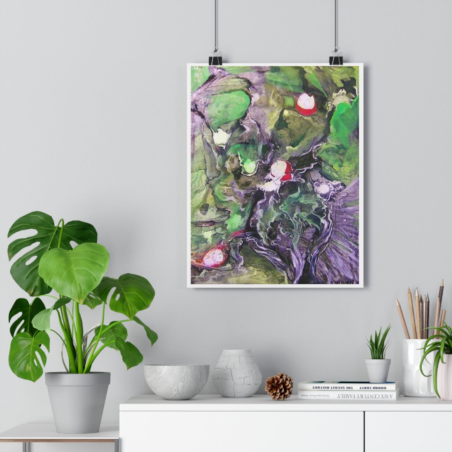 "Strawberry Surprise”- Giclée Art Print by artist David Hilborn