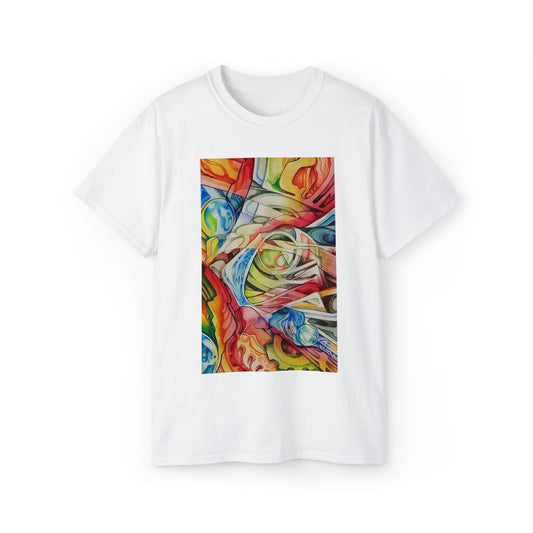 “Technicolor Lens 2” - Short Sleeve Graphic Tee by Artist David Hilborn