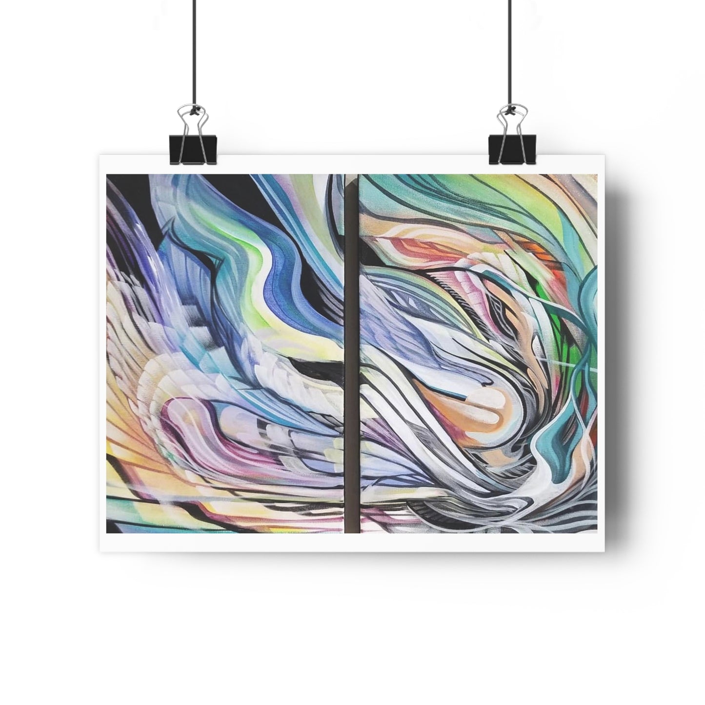 "Flow”- Giclée Art Print by artist David Hilborn