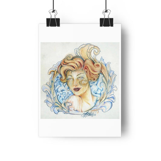 "Whiskey Princess”- Giclée Art Print by artist David Hilborn