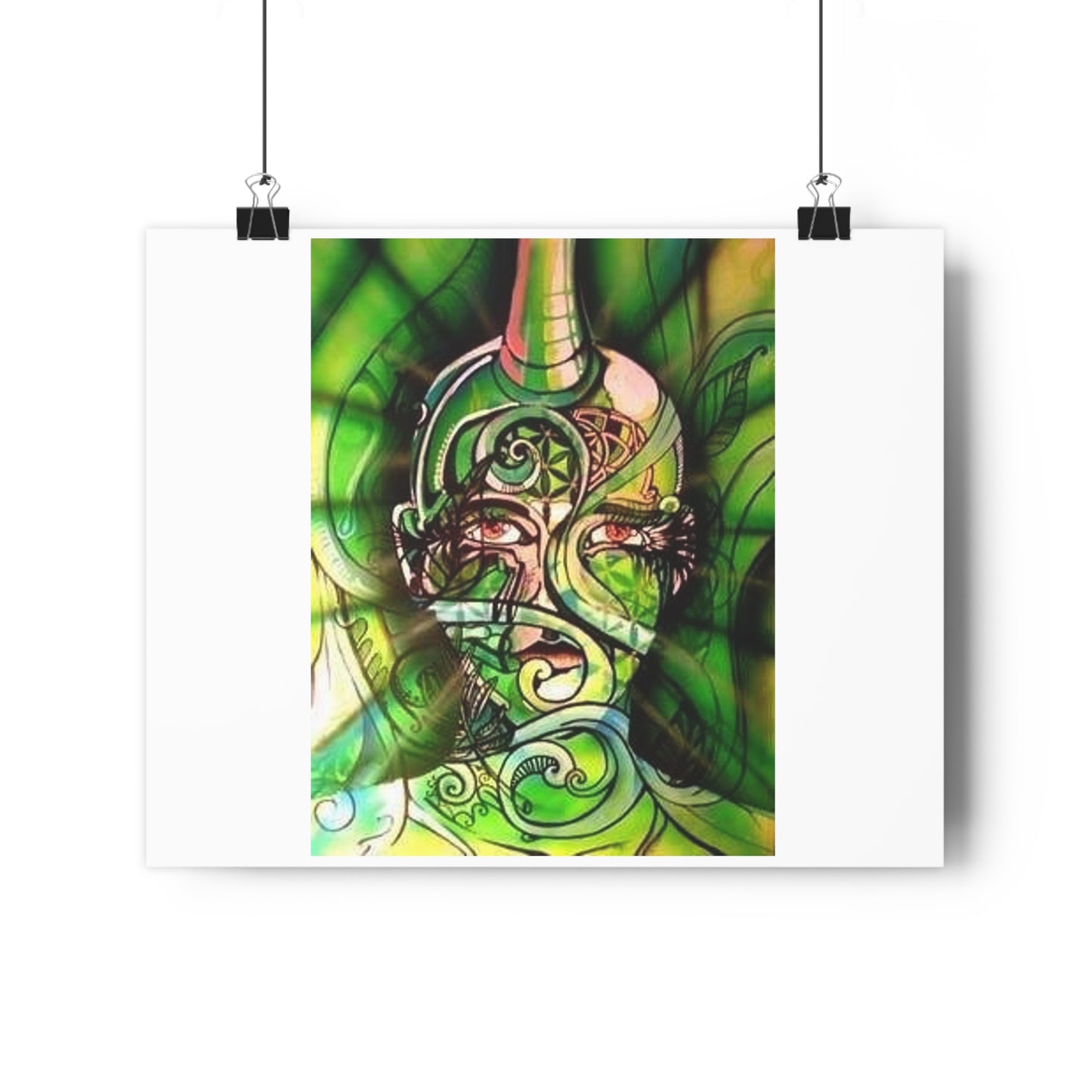 “Earthling”- Giclée Art Print by artist David Hilborn