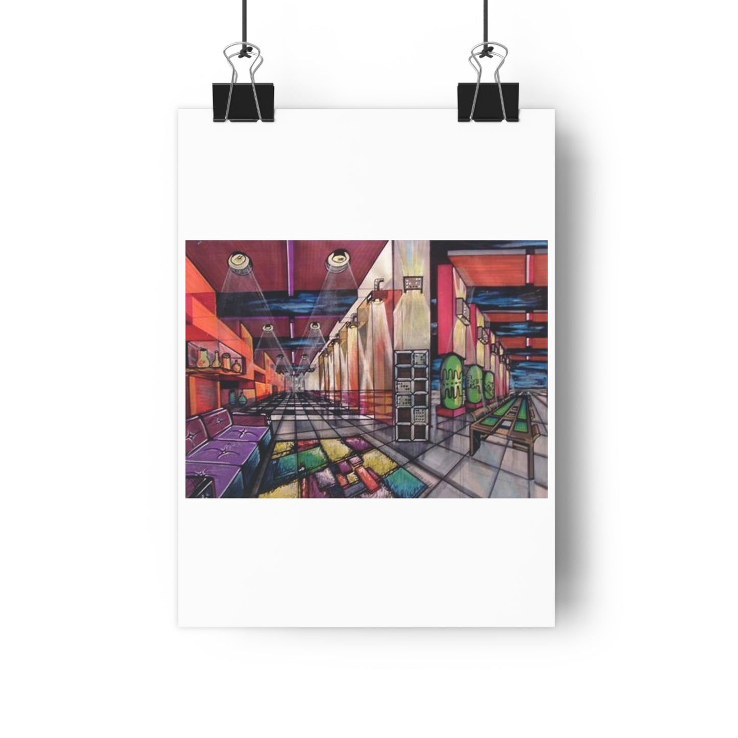 "Impossible Spaces”- Giclée Art Print by artist David Hilborn