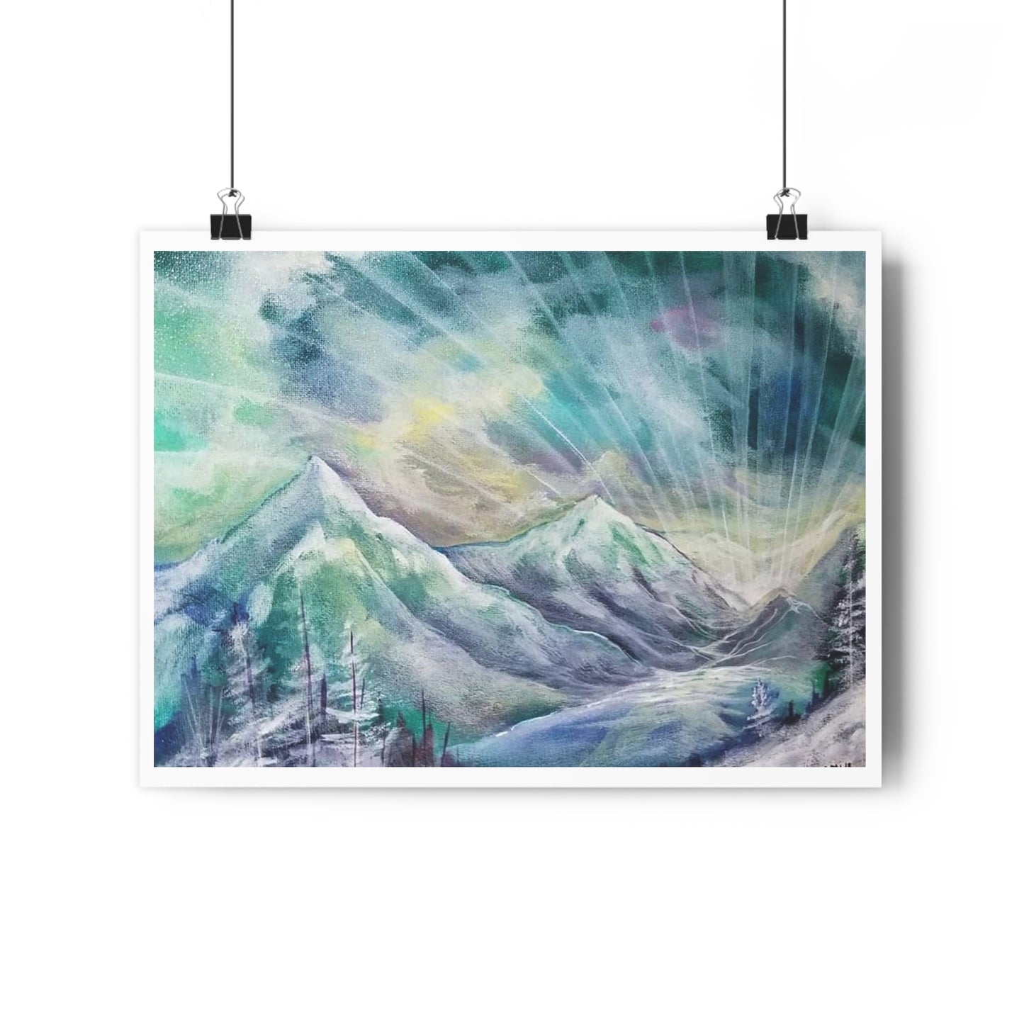 "Cool Rising”- Giclée Art Print by artist David Hilborn