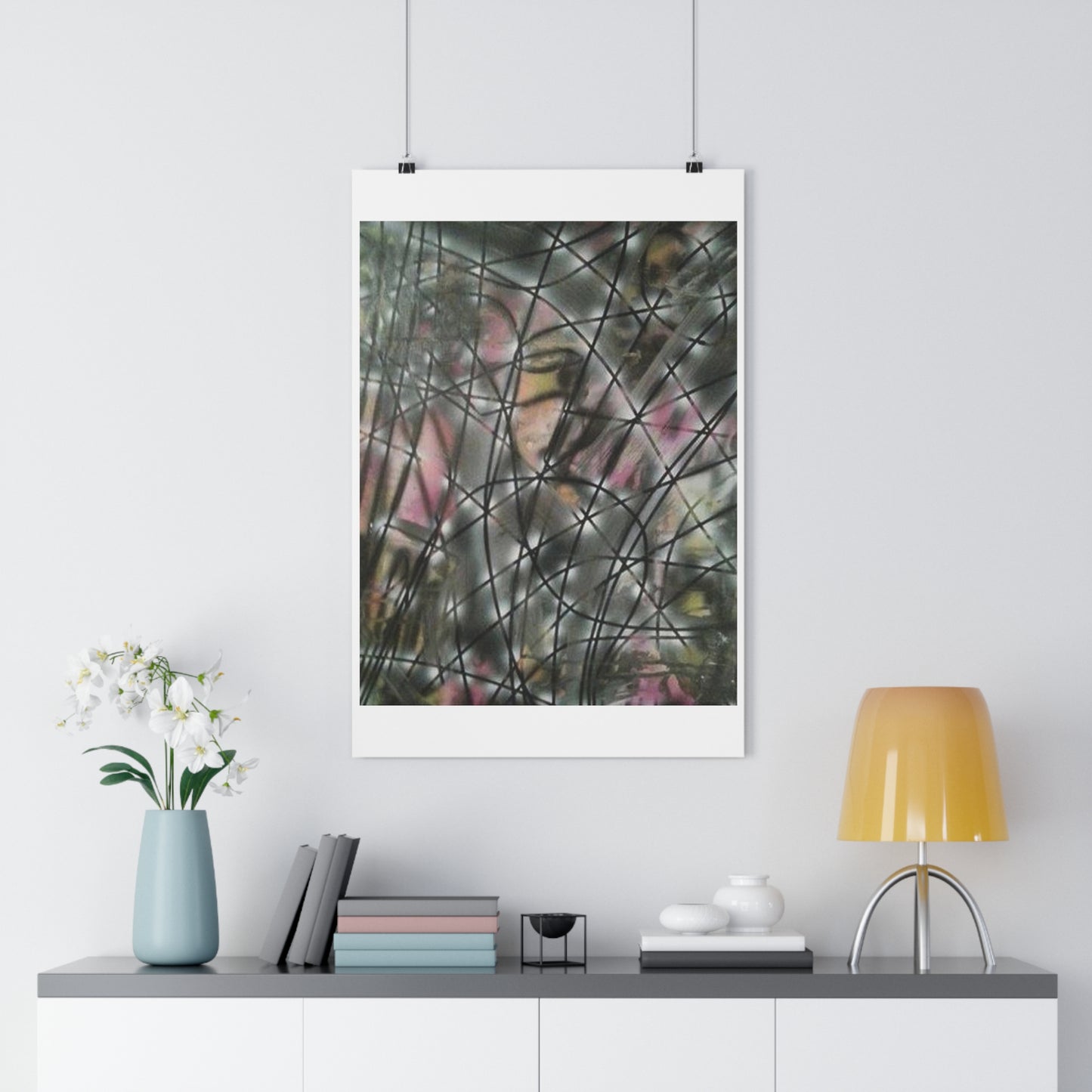 "Crossed Lines”- Giclée Art Print by artist David Hilborn