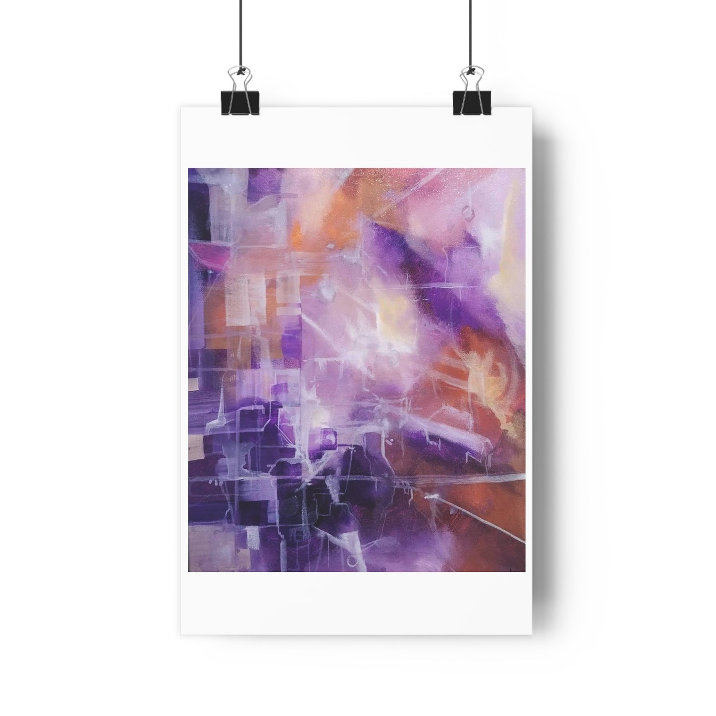 "Purple Paradox”- Giclée Art Print by artist David Hilborn