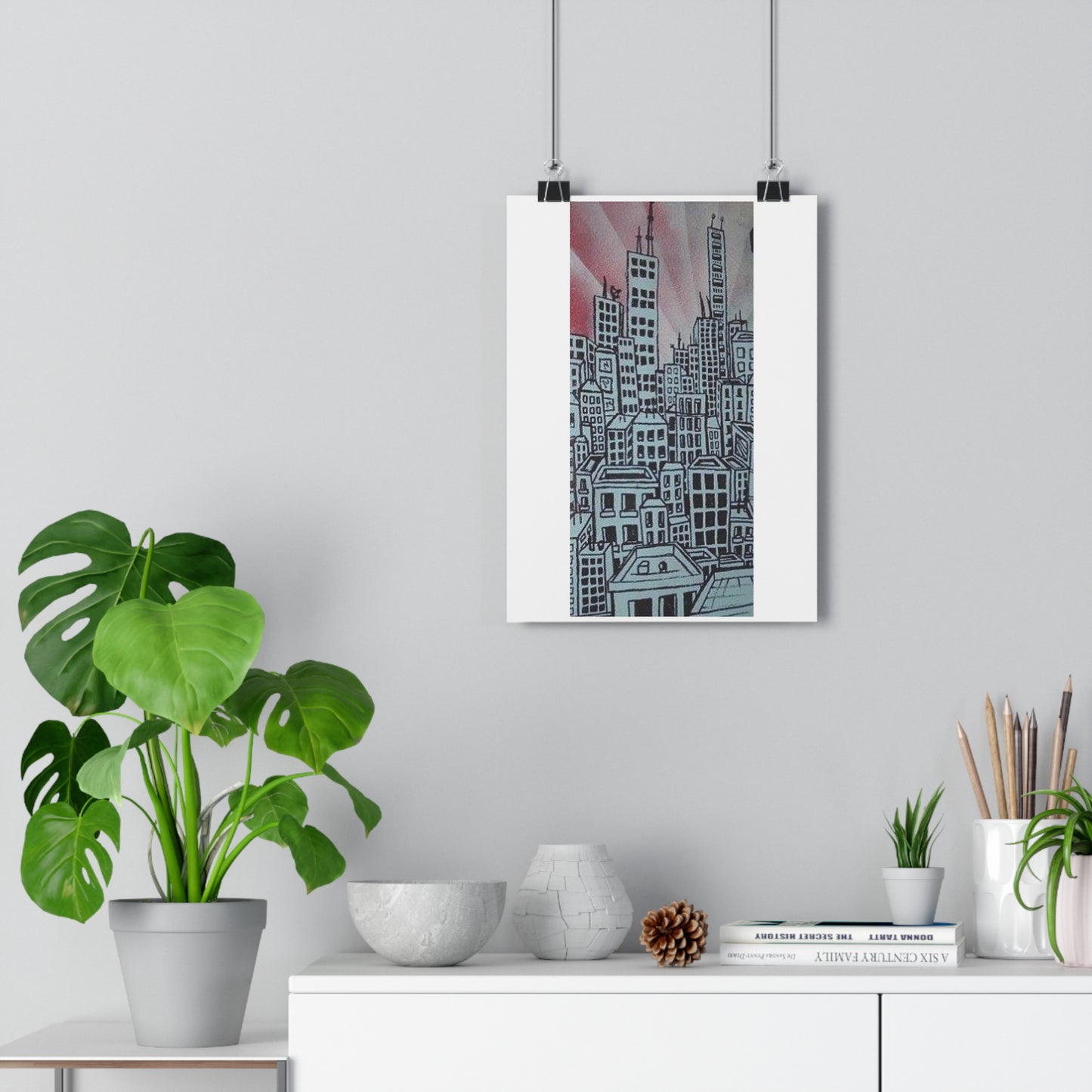 "Sky View”- Giclée Art Print by artist David Hilborn