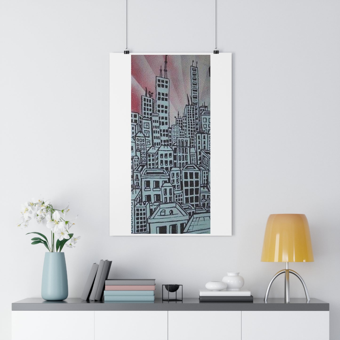 "Sky View”- Giclée Art Print by artist David Hilborn