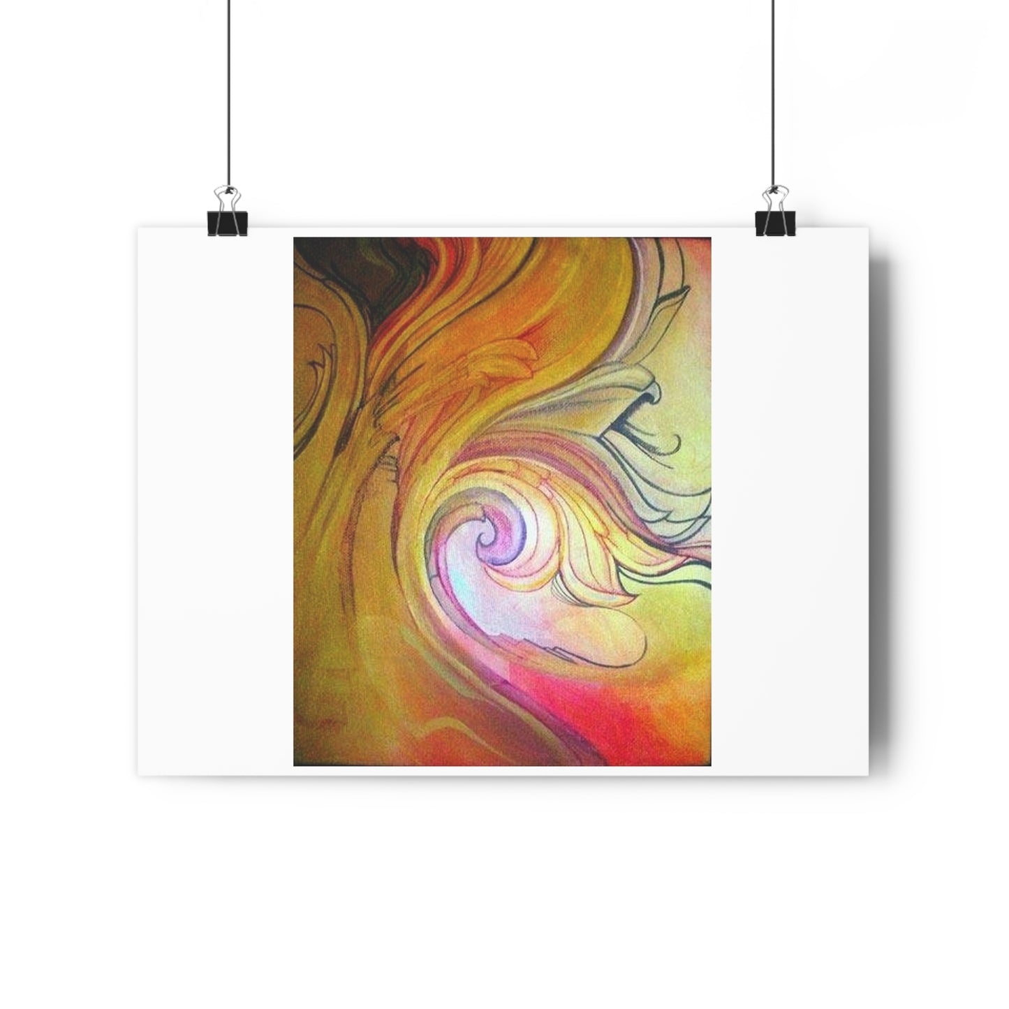 "Sol Flow”- Giclée Art Print by artist David Hilborn