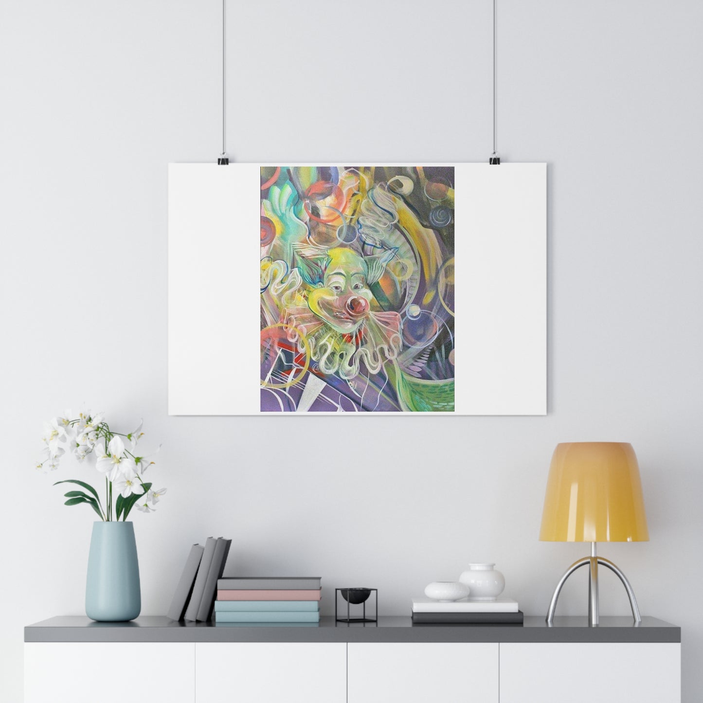 "Clowning Around”- Giclée Art Print by artist David Hilborn