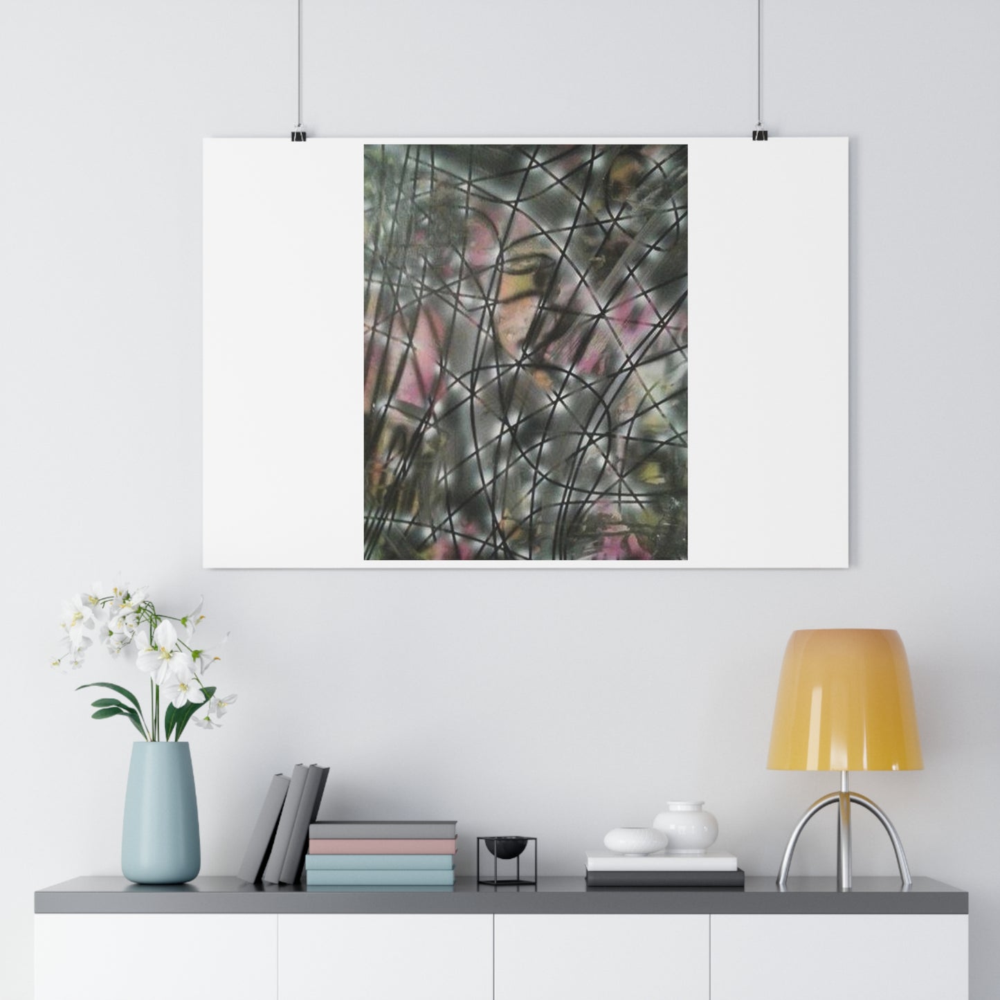 "Crossed Lines”- Giclée Art Print by artist David Hilborn