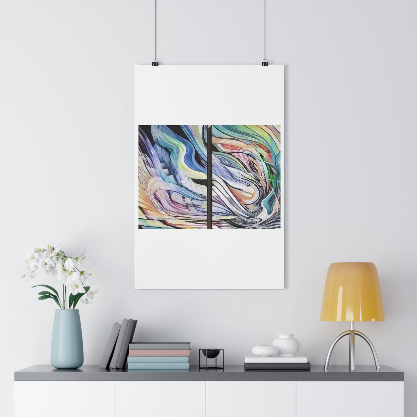 "Flow”- Giclée Art Print by artist David Hilborn