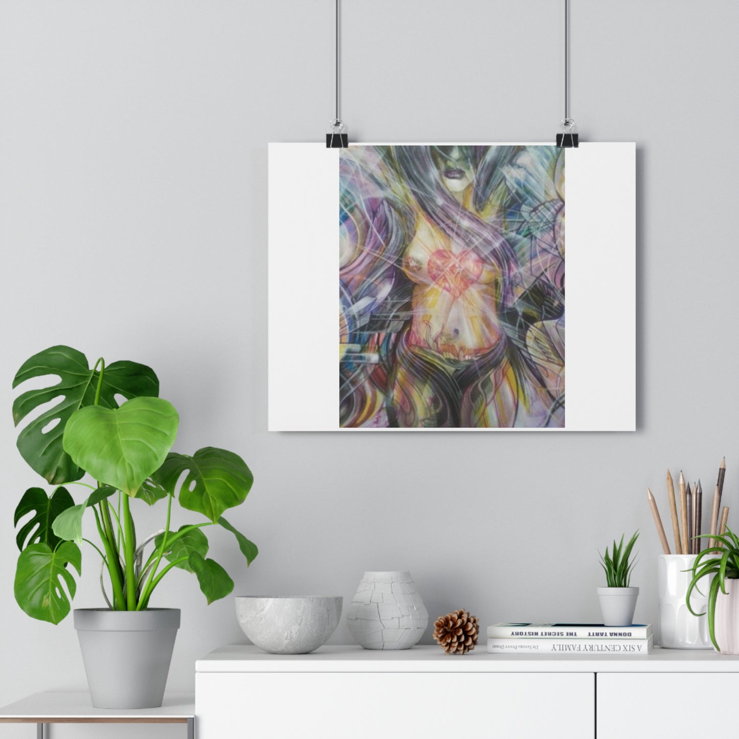 "Visionary Nude”- Giclée Art Print by artist David Hilborn