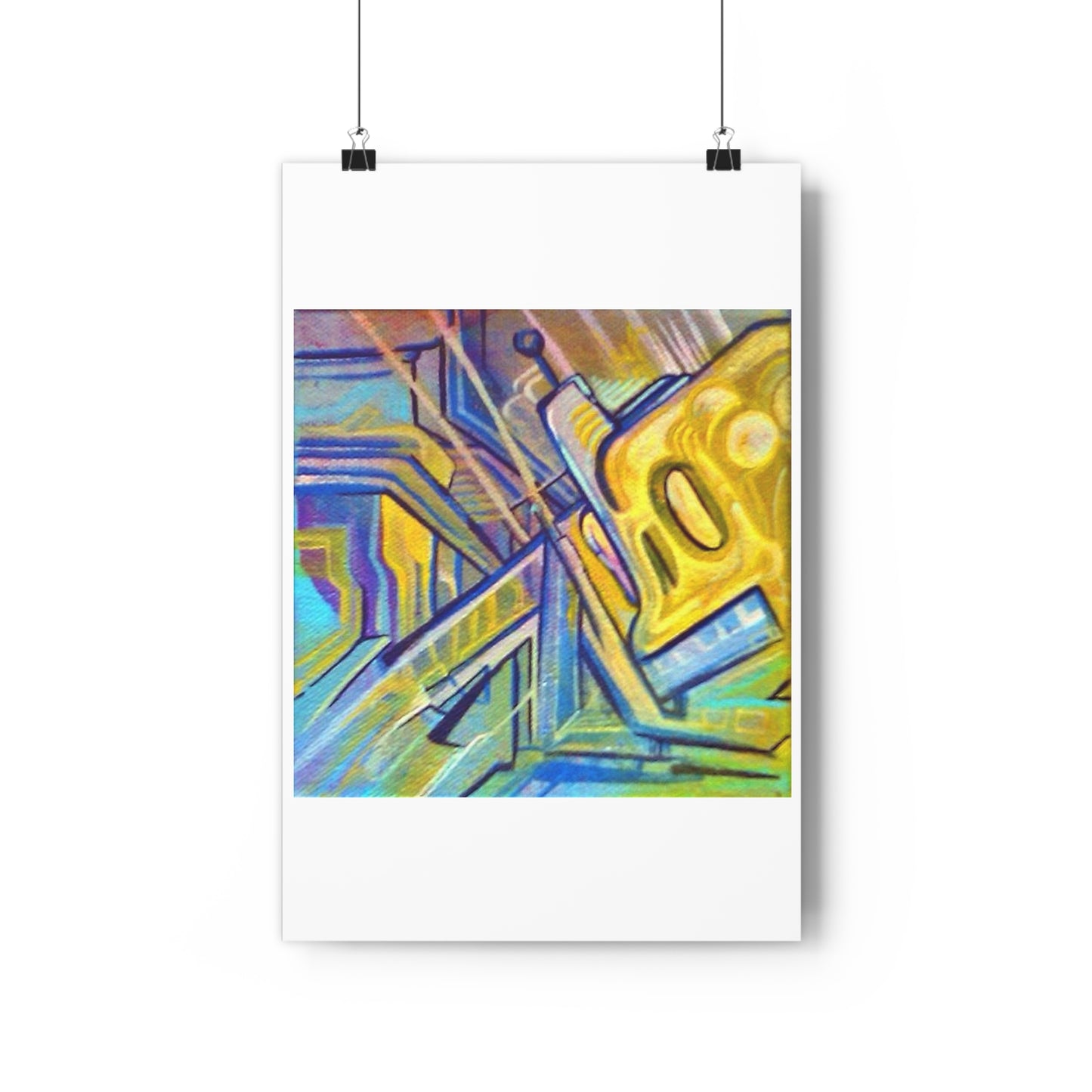 "Robo Drip”- Giclée Art Print by artist David Hilborn