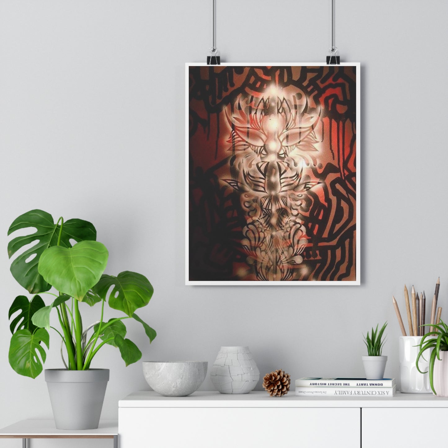 "Climber”- Giclée Art Print by artist David Hilborn