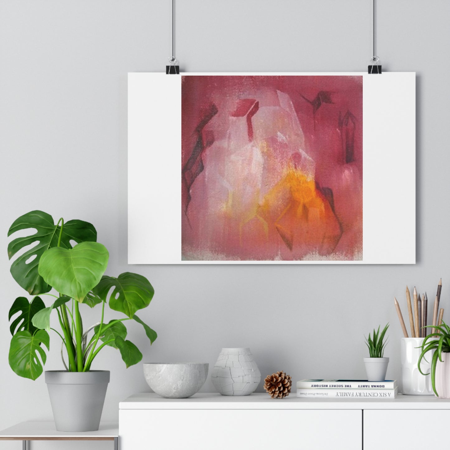 "Raspberry Citrine”- Giclée Art Print by artist David Hilborn