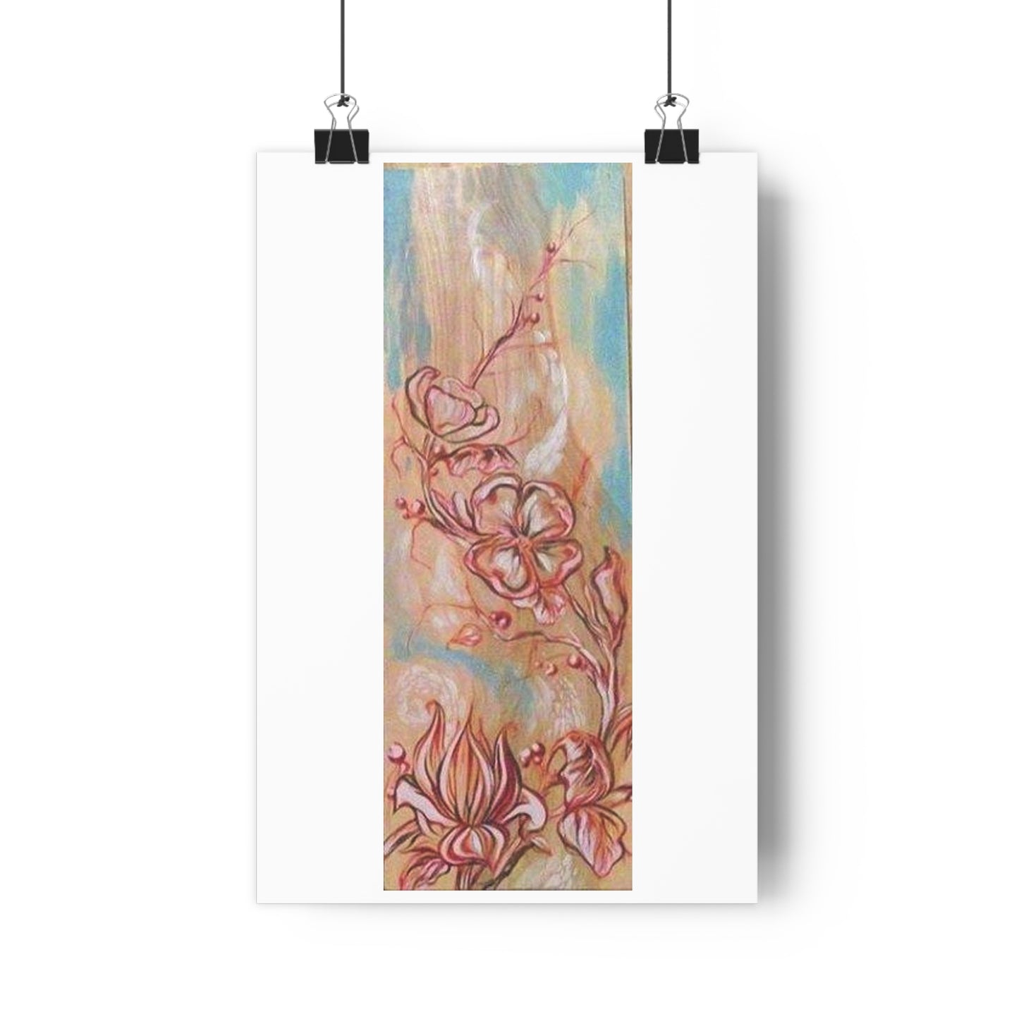 "Cherry Blossoms”- Giclée Art Print by artist David Hilborn