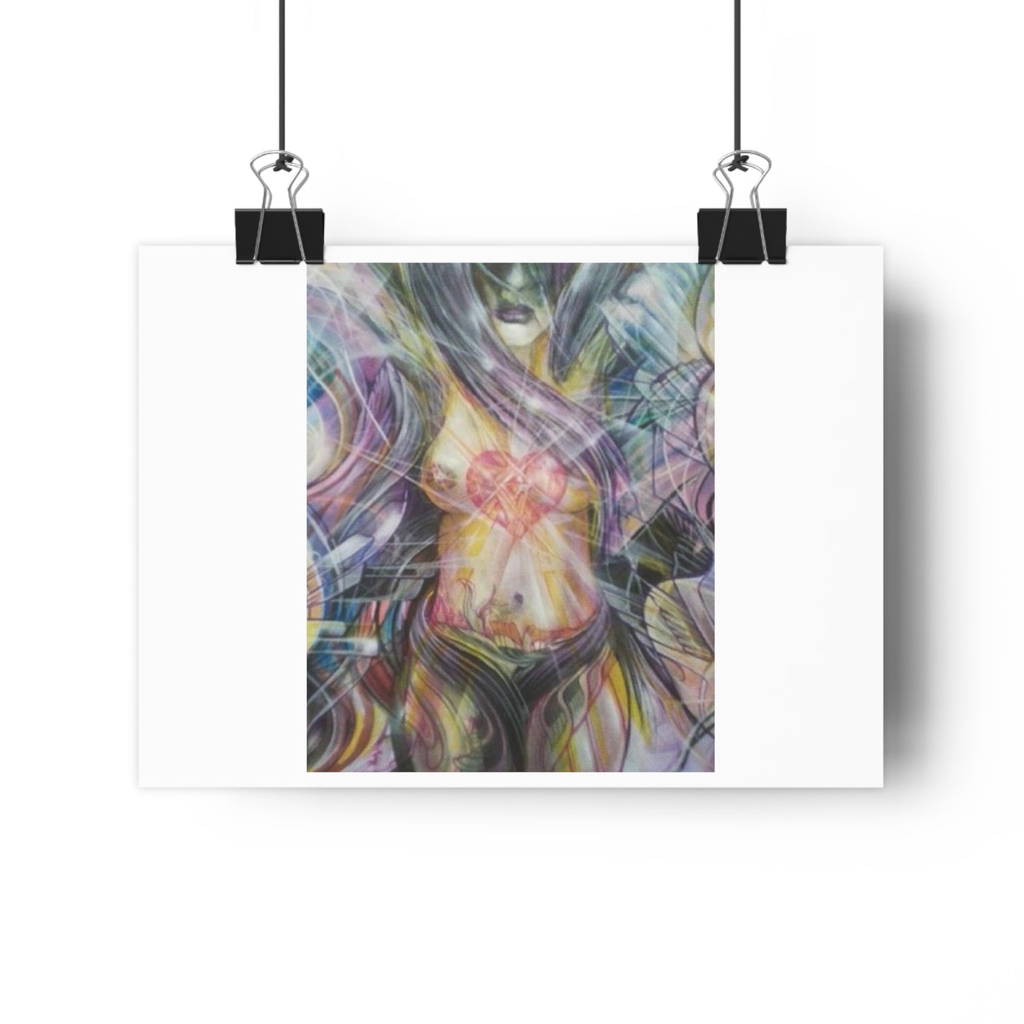 "Visionary Nude”- Giclée Art Print by artist David Hilborn