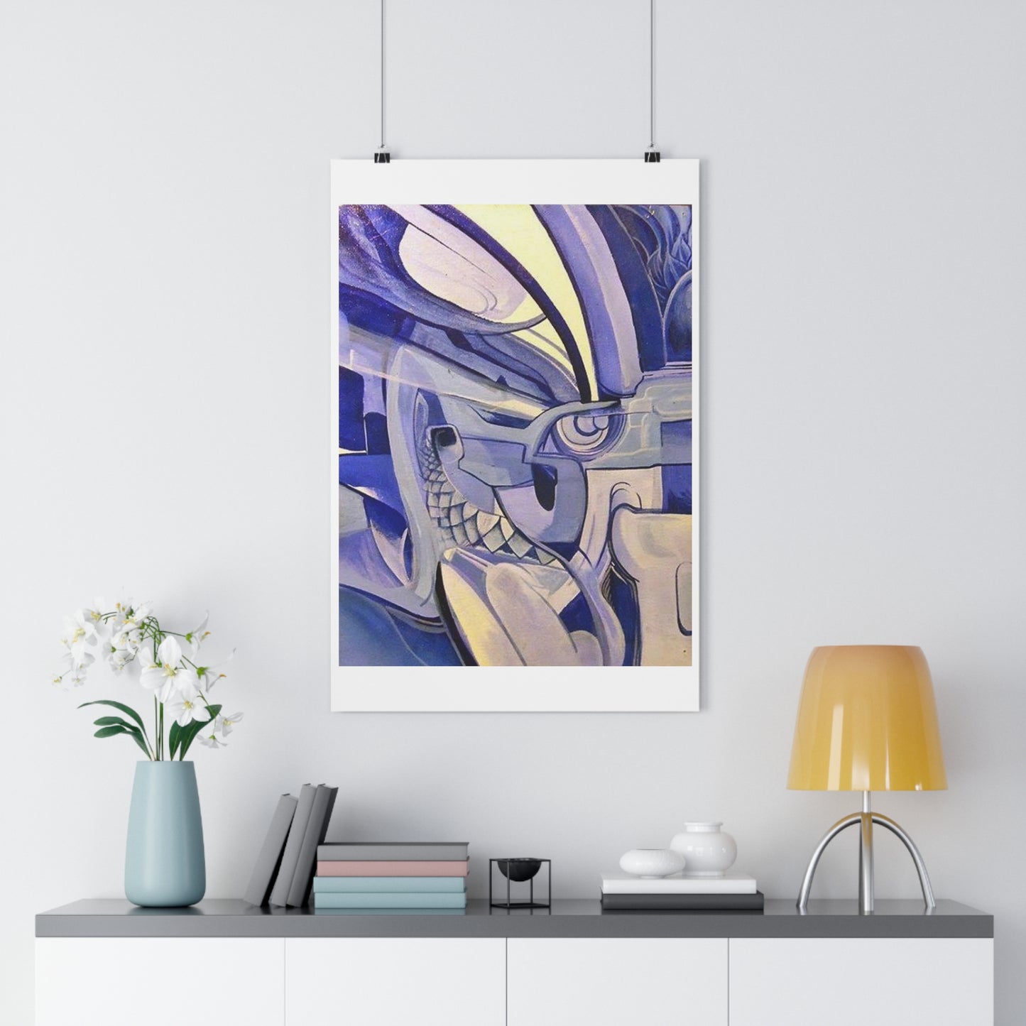 "Blue Heron”- Giclée Art Print by artist David Hilborn