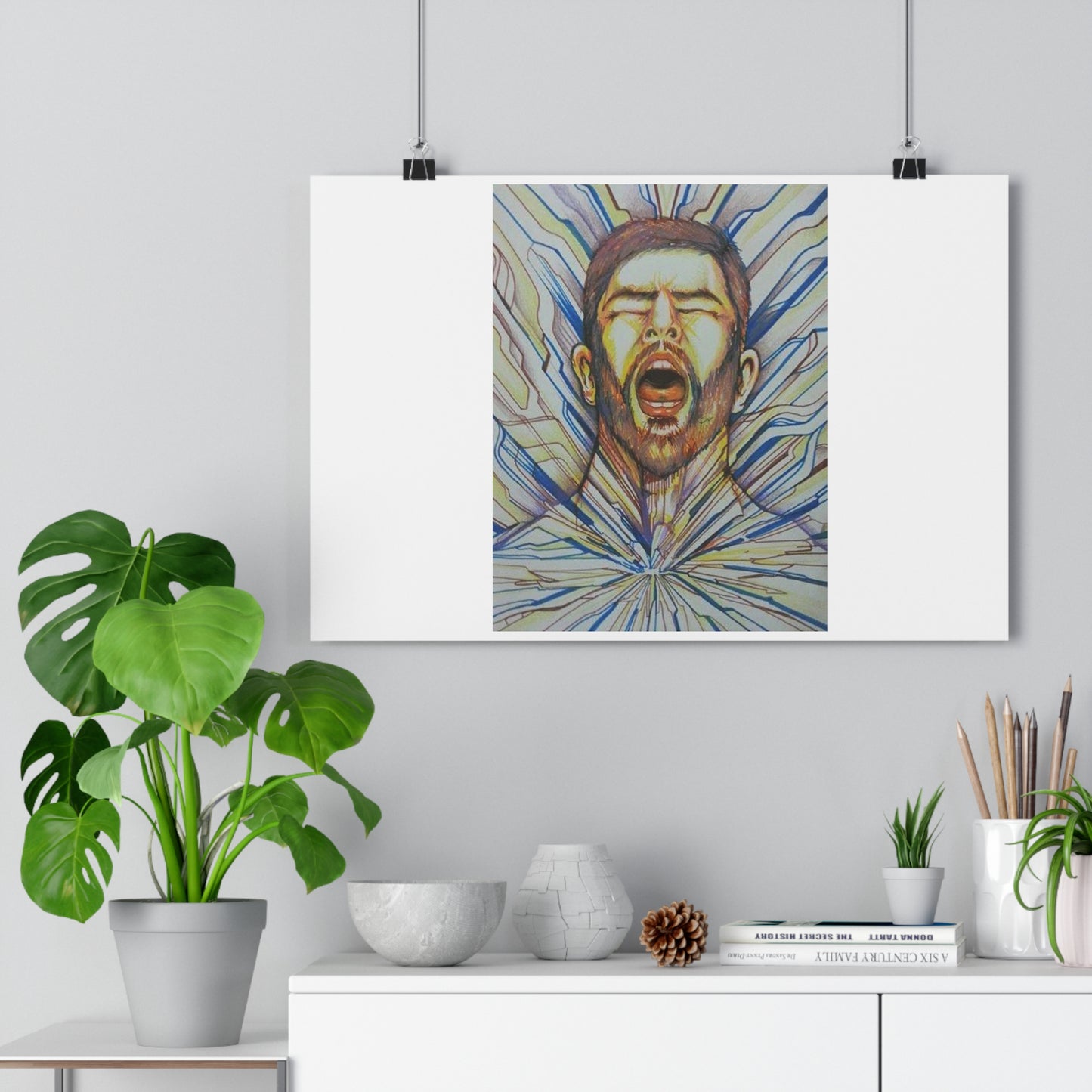 "Burst”- Giclée Art Print by artist David Hilborn