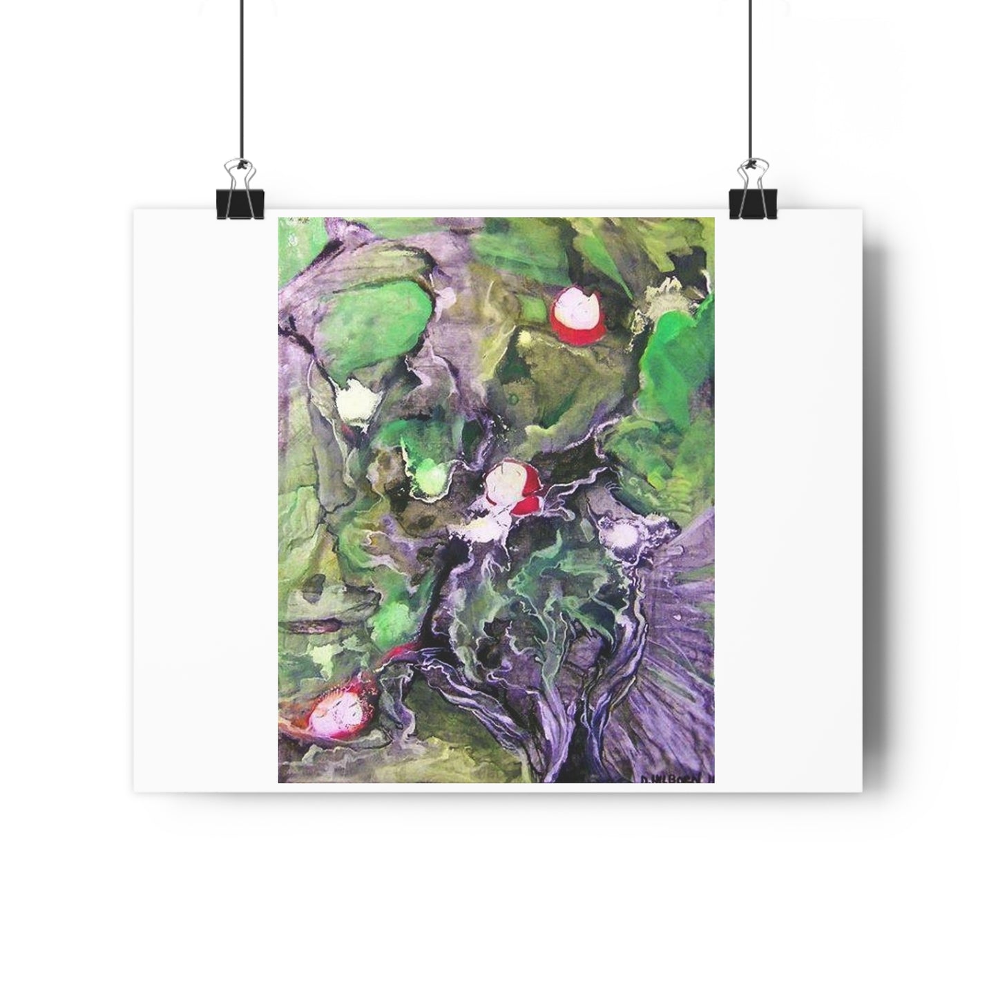 "Strawberry Surprise”- Giclée Art Print by artist David Hilborn