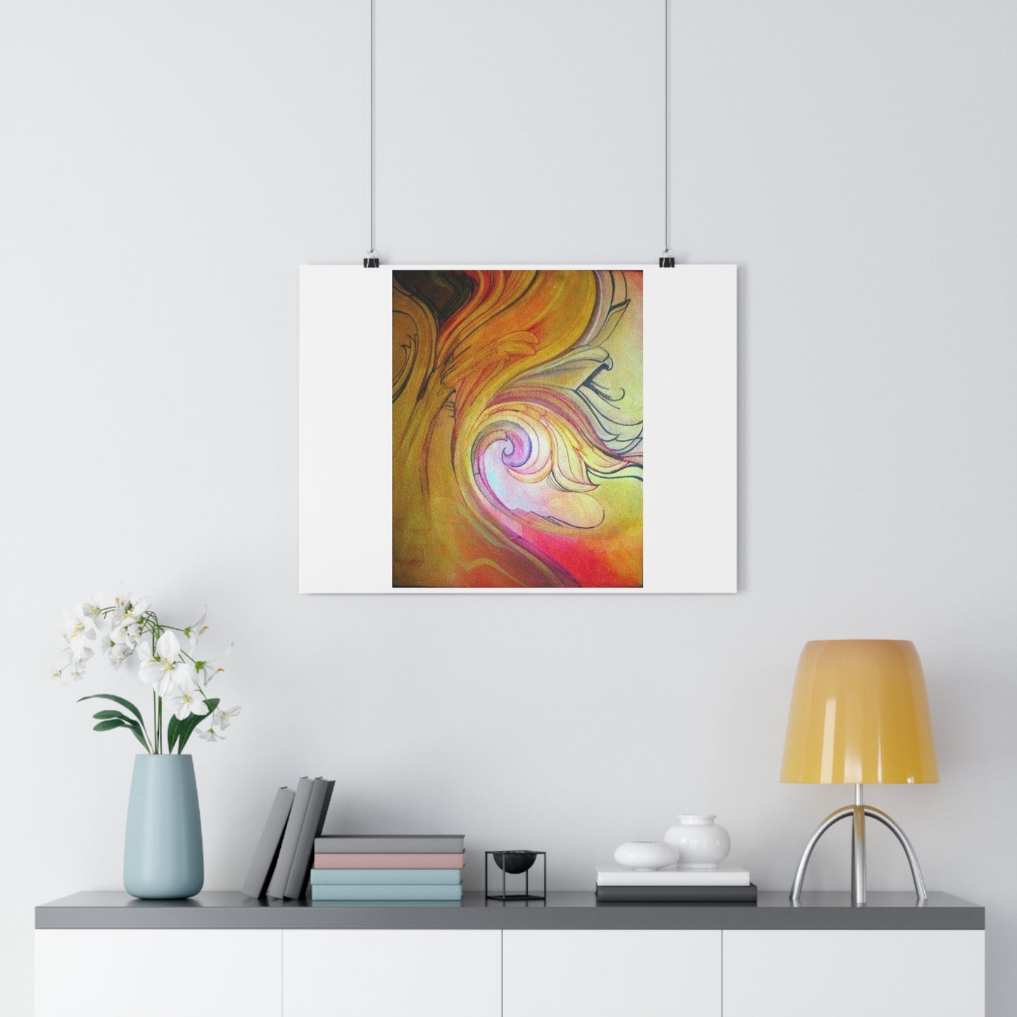 "Sol Flow”- Giclée Art Print by artist David Hilborn