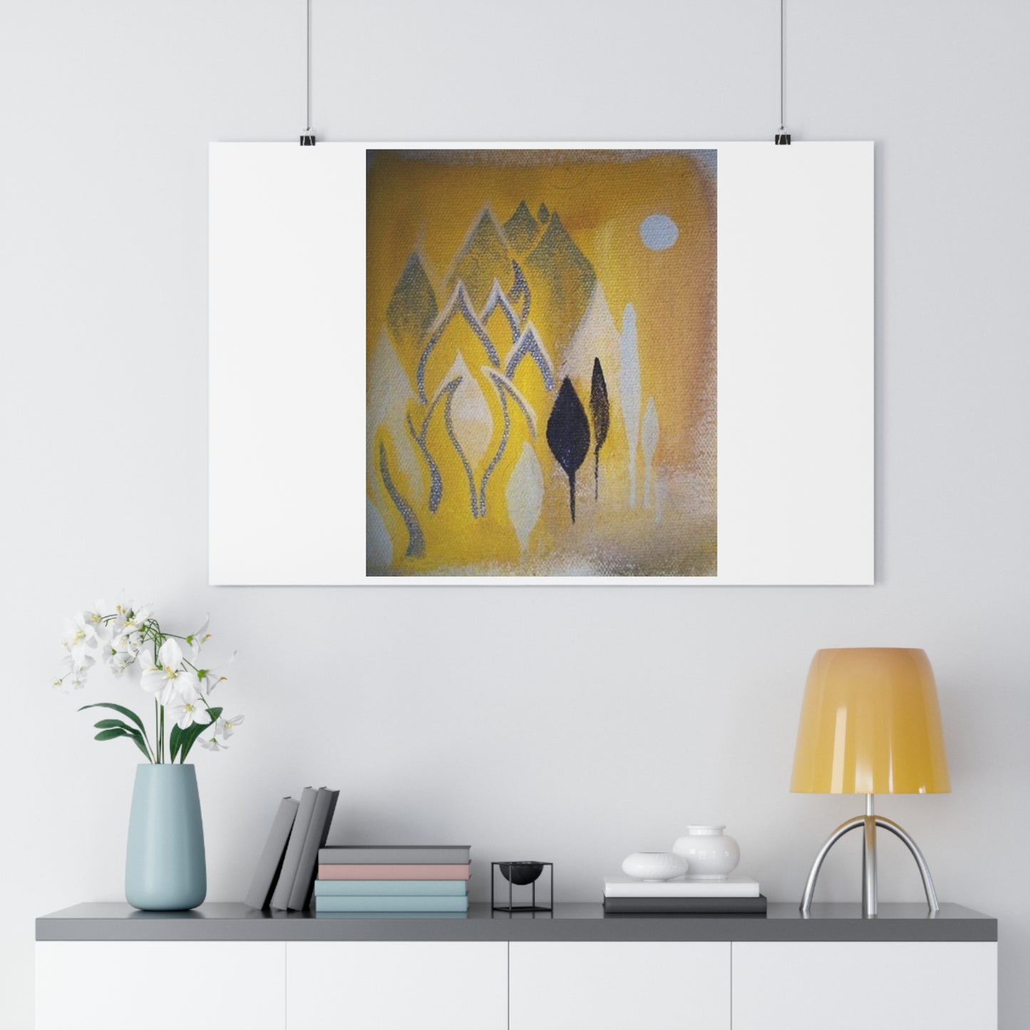 "Simplified Landscape”- Giclée Art Print by artist David Hilborn