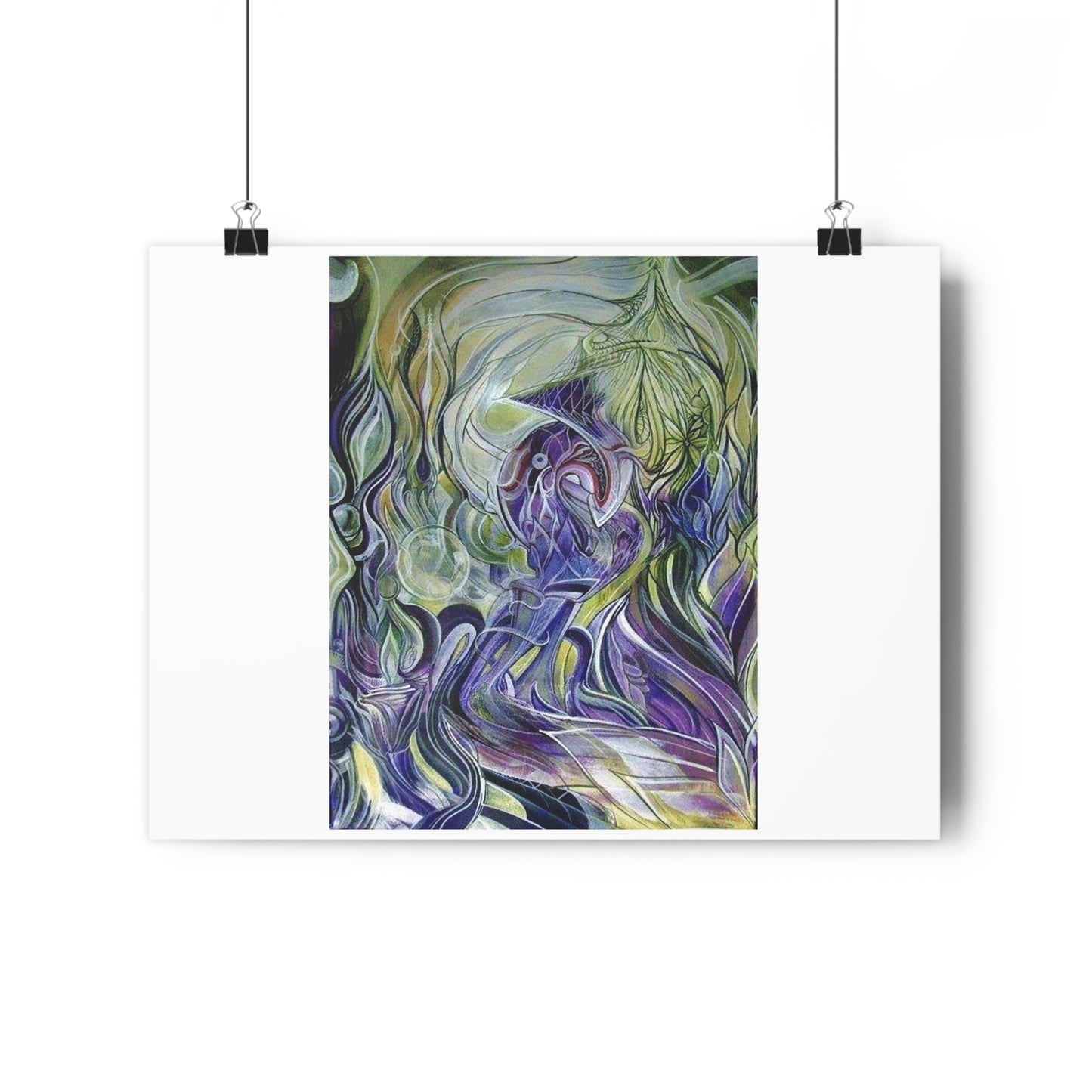 "Purp”- Giclée Art Print by artist David Hilborn