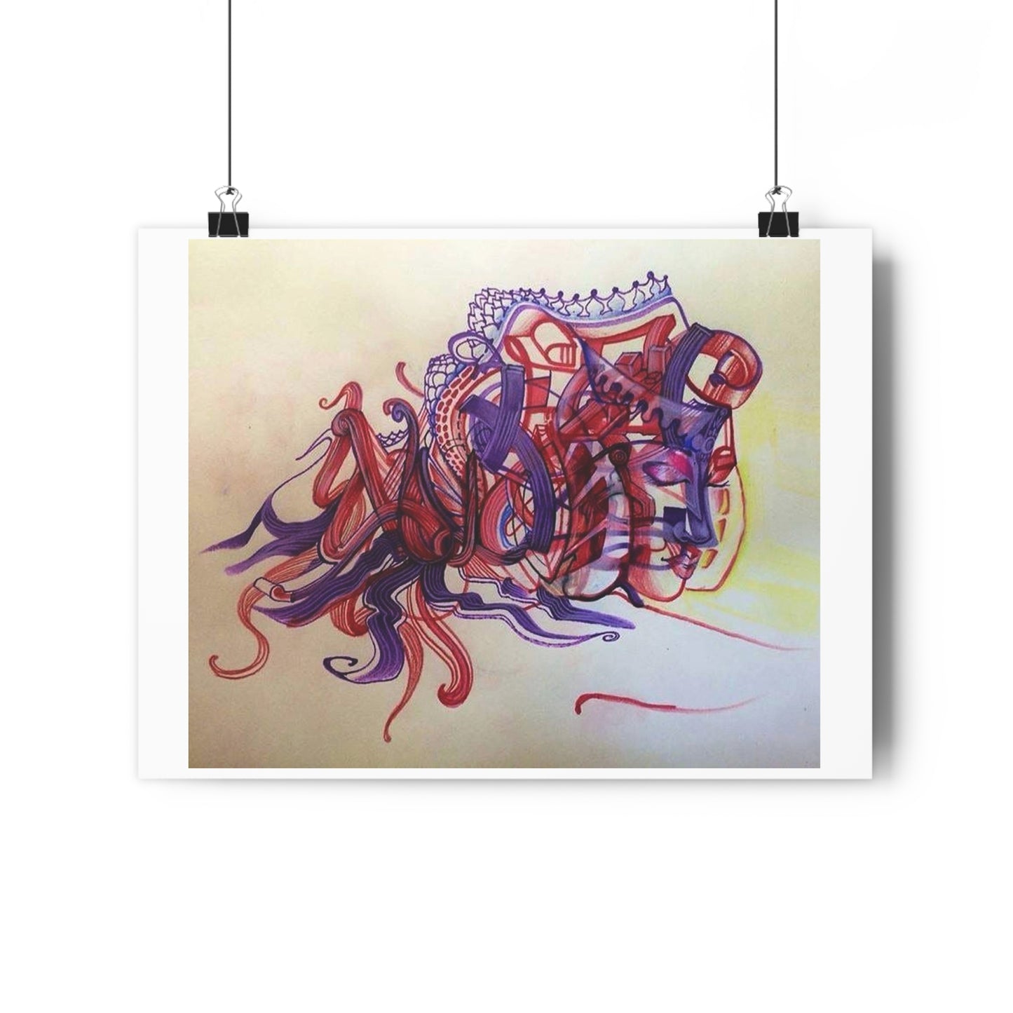 "Ribbon Dancer”- Giclée Art Print by artist David Hilborn