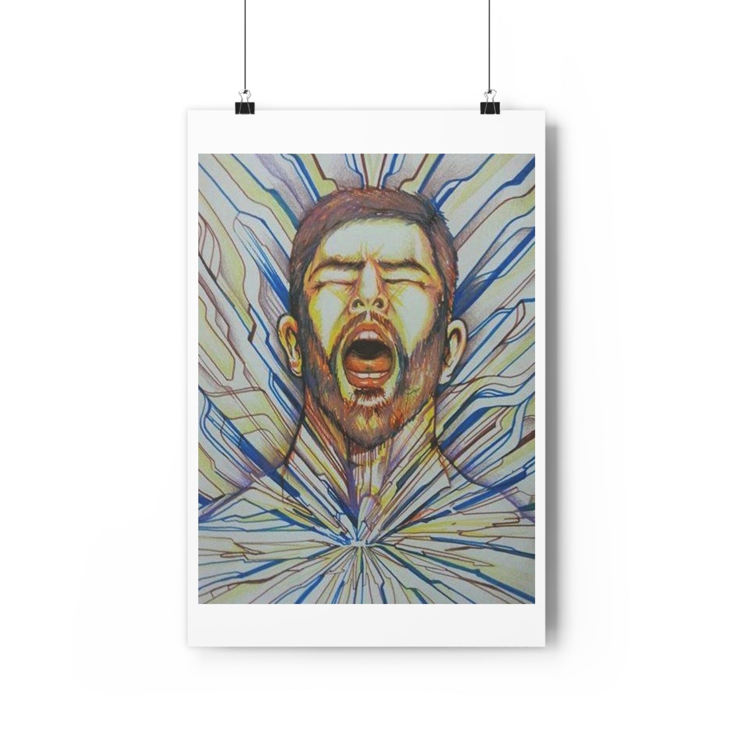 "Burst”- Giclée Art Print by artist David Hilborn