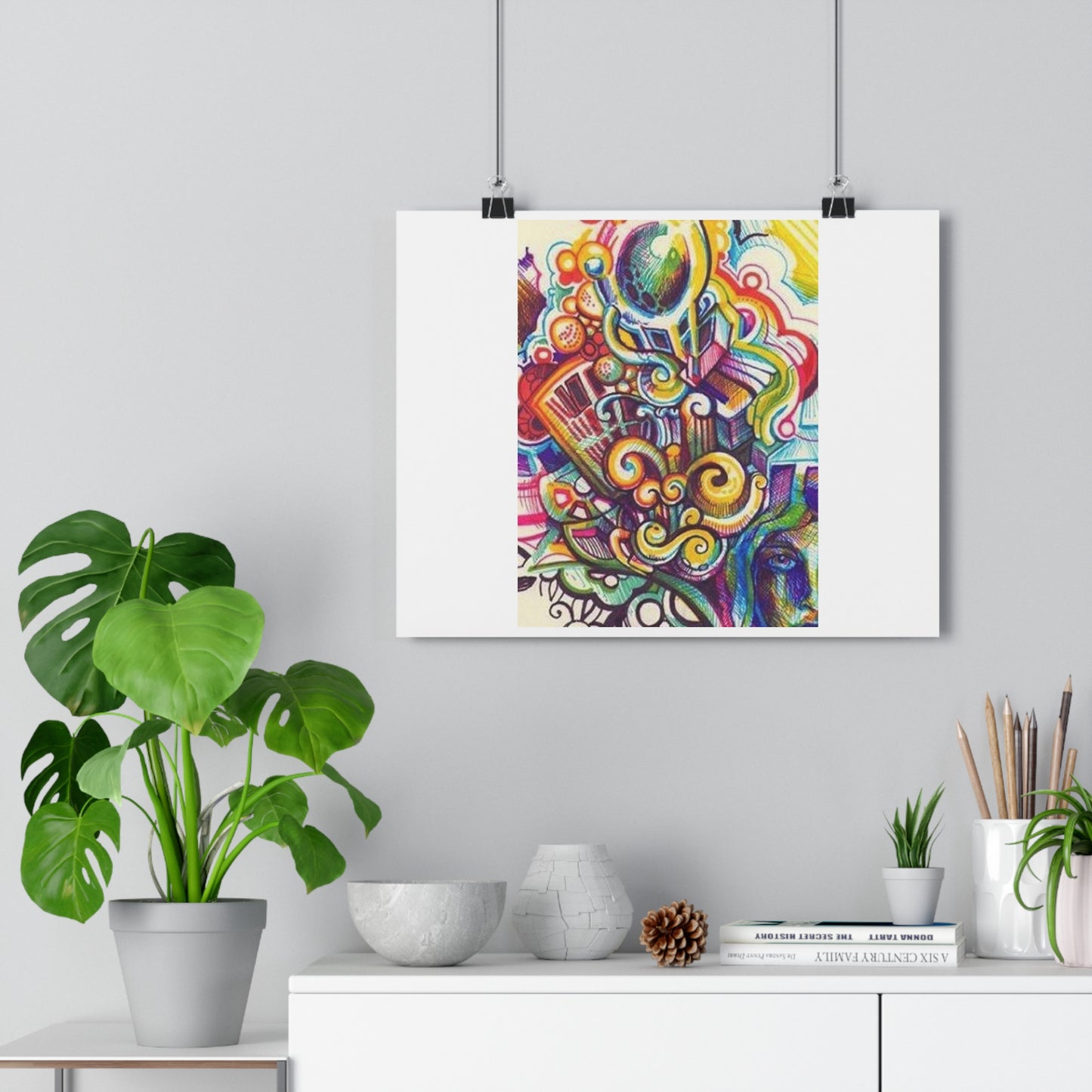 "Technicolor Markers”- Giclée Art Print by artist David Hilborn