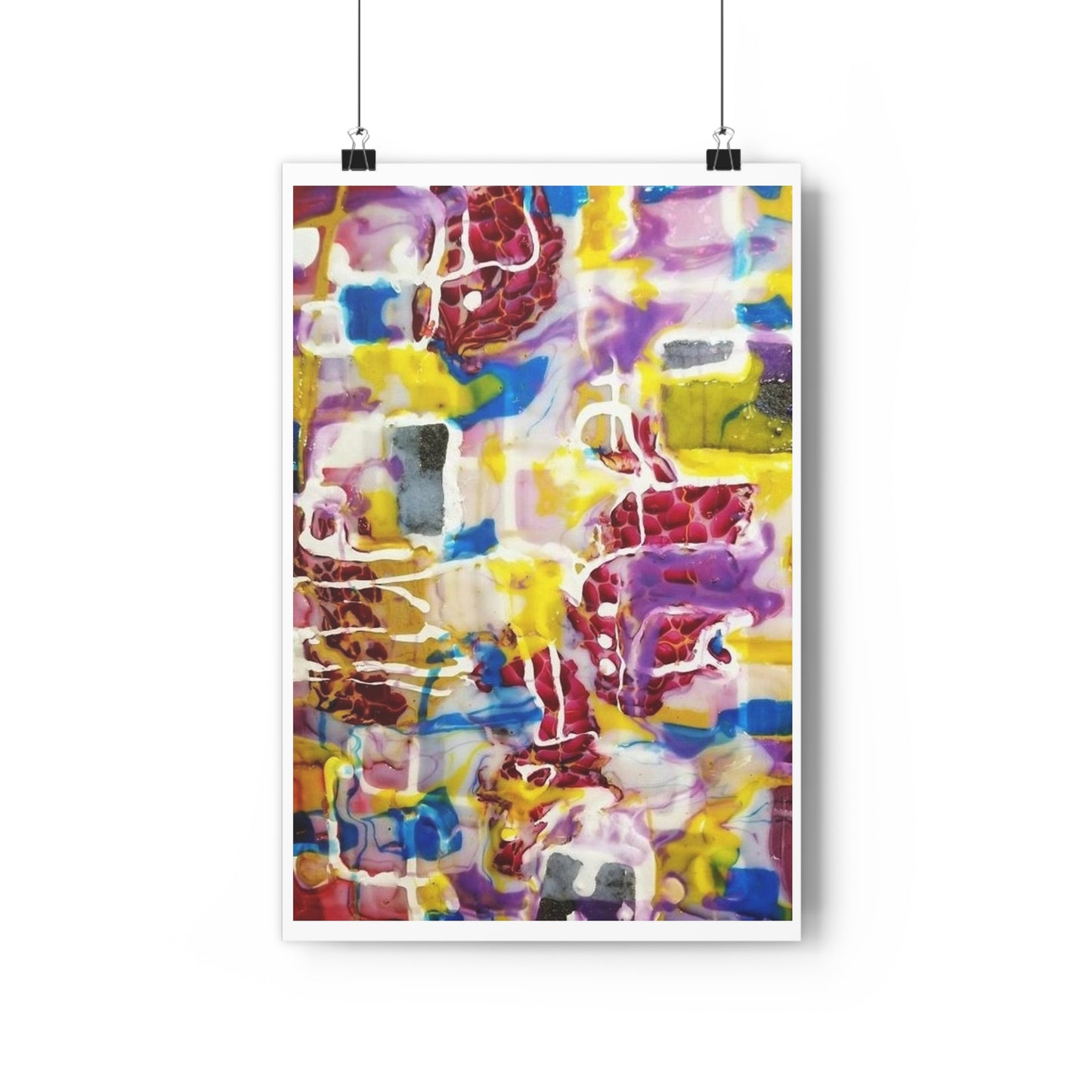 "Technicolor Razzle Dazzle”- Giclée Art Print by artist David Hilborn