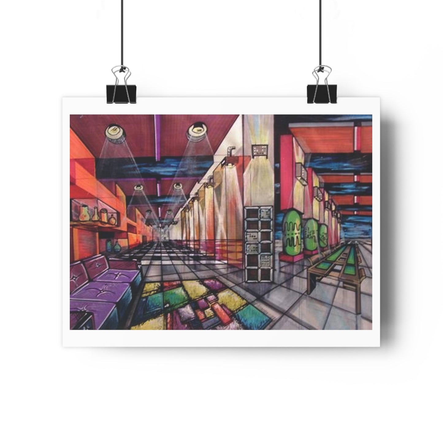 "Impossible Spaces”- Giclée Art Print by artist David Hilborn