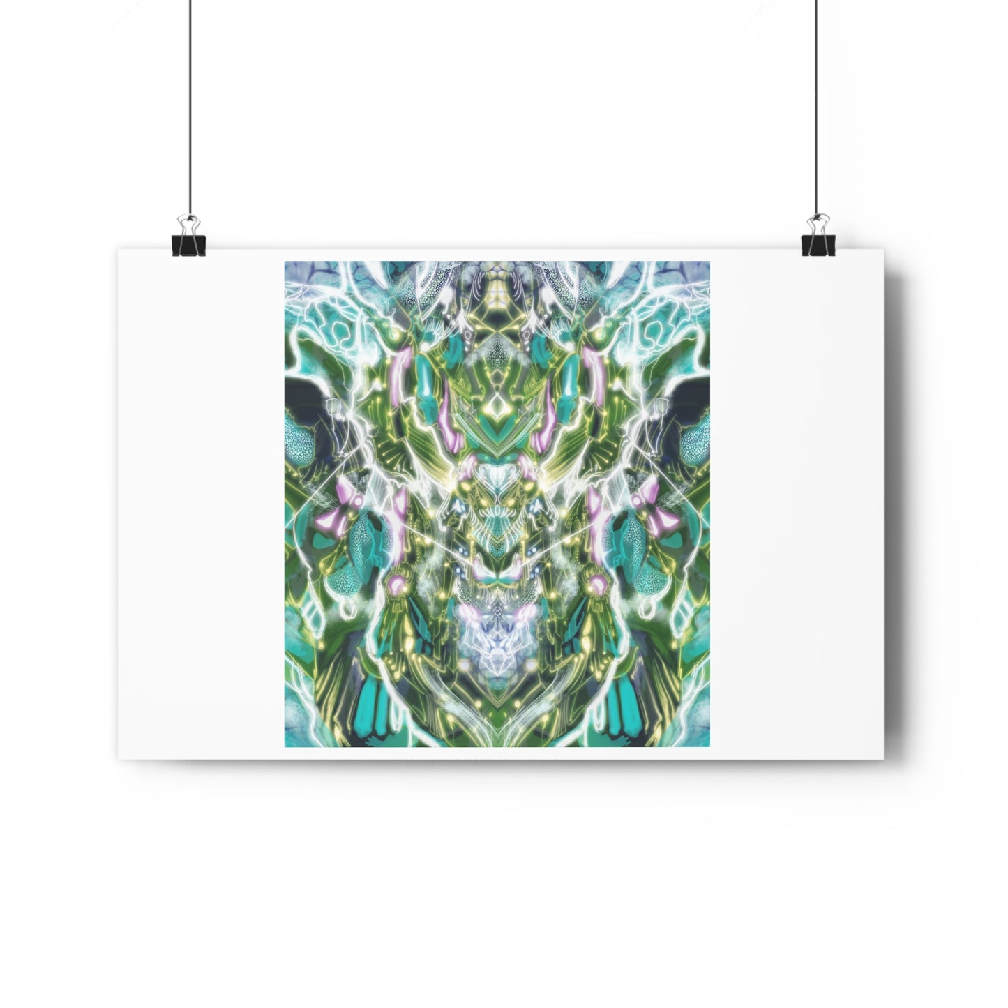 "Green Dragon”- Giclée Art Print by artist David Hilborn