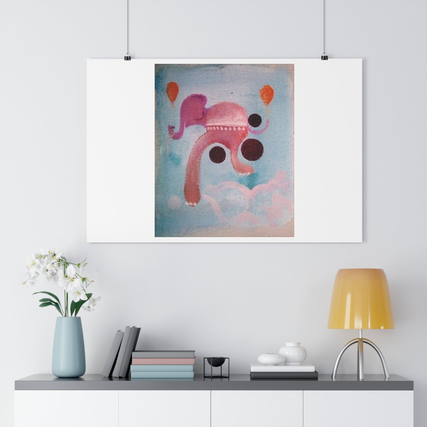 "Ele-float”- Giclée Art Print by artist David Hilborn