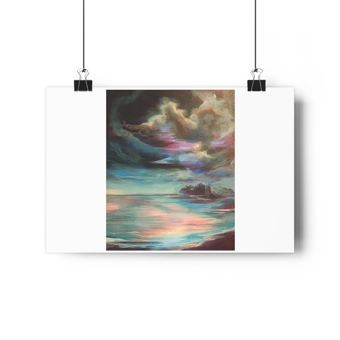 "Stormy”- Giclée Art Print by artist David Hilborn