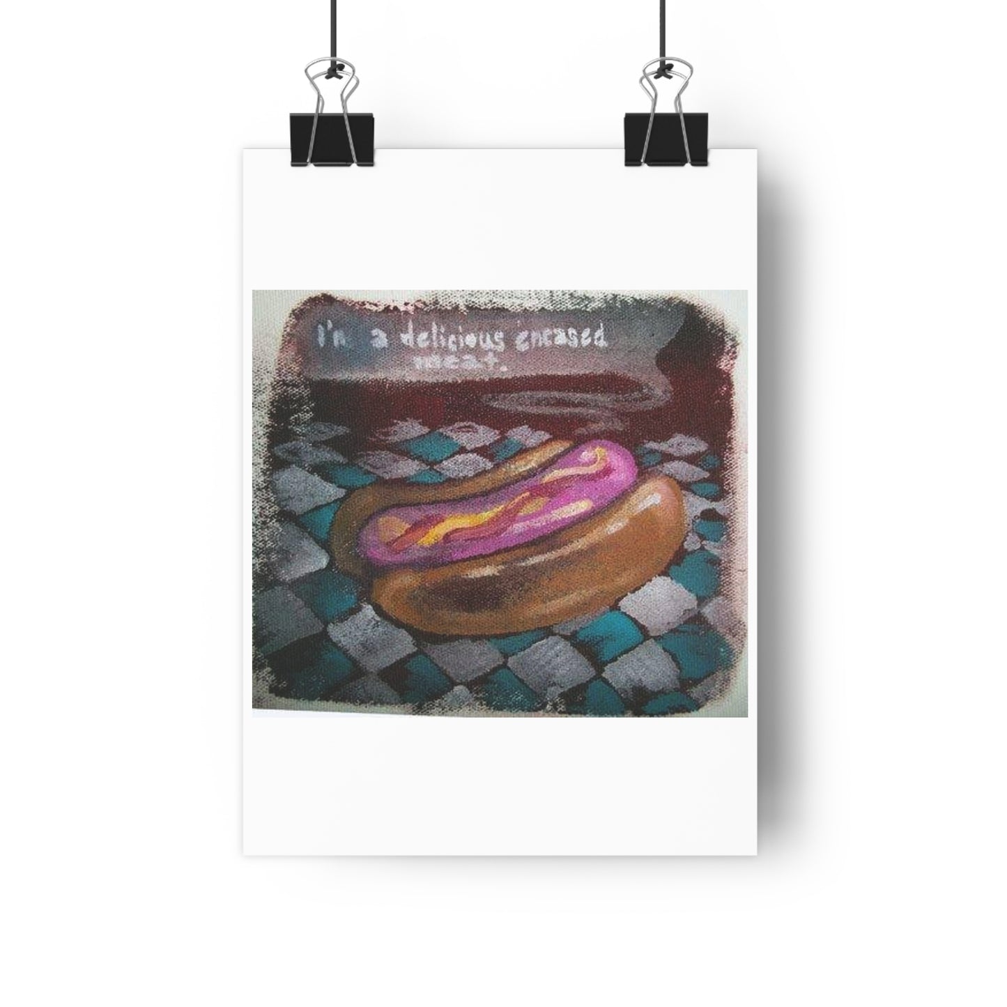 "Delicious Encased Meats”- Giclée Art Print by artist David Hilborn