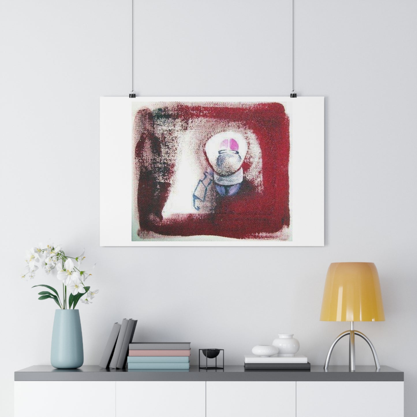 “Beep-boop”- Giclée Art Print by artist David Hilborn