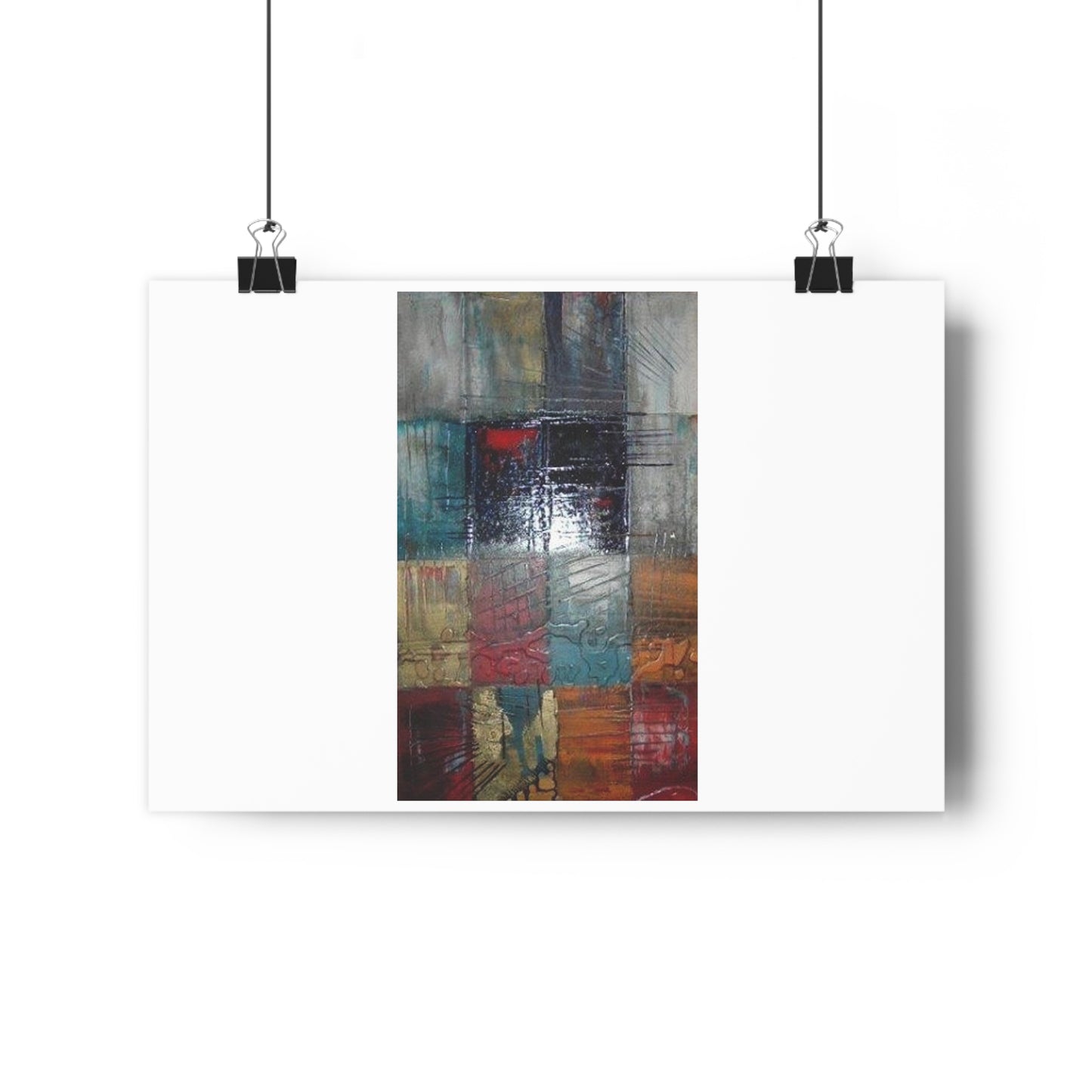 "Contemporary Grid”- Giclée Art Print by artist David Hilborn