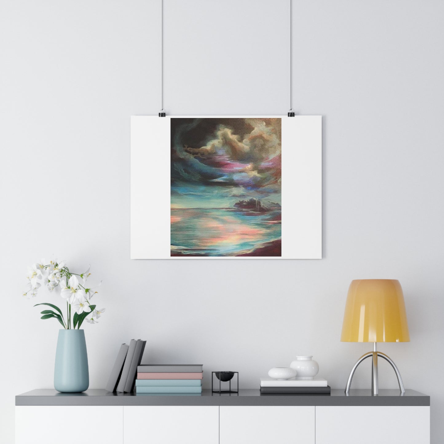 "Stormy”- Giclée Art Print by artist David Hilborn