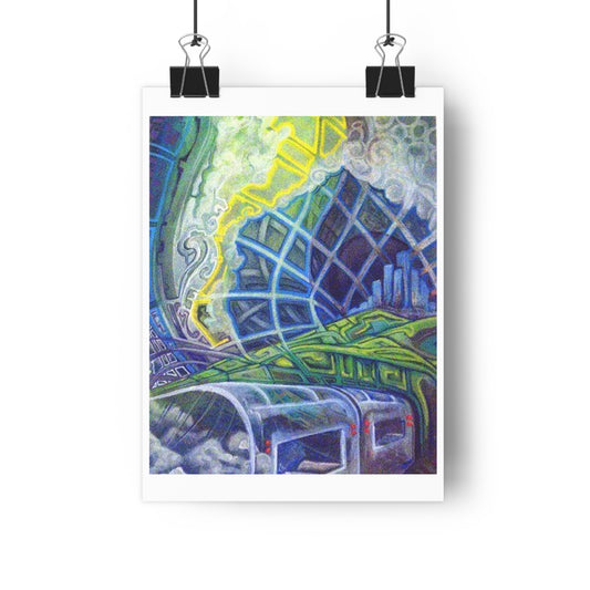 "Lucid Transport”- Giclée Art Print by artist David Hilborn