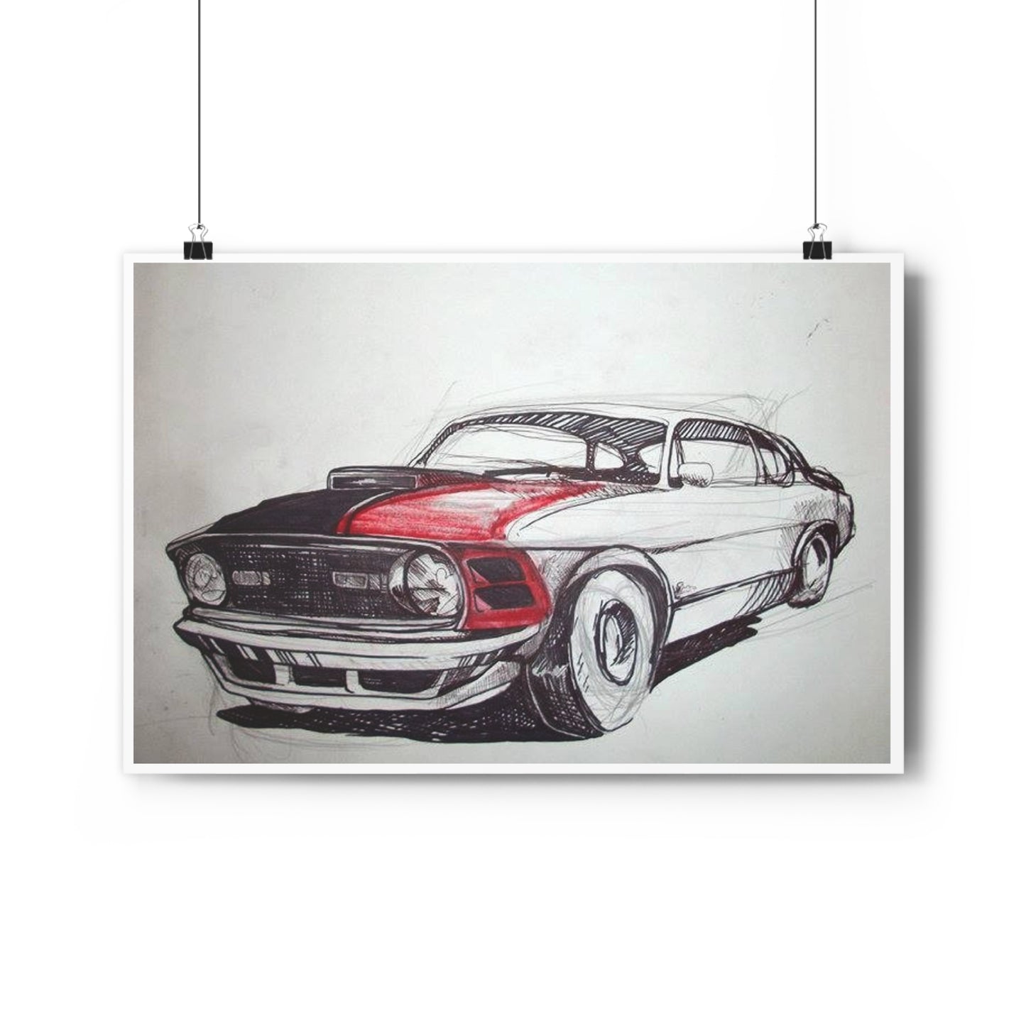 "Autobody Study”- Giclée Art Print by artist David Hilborn