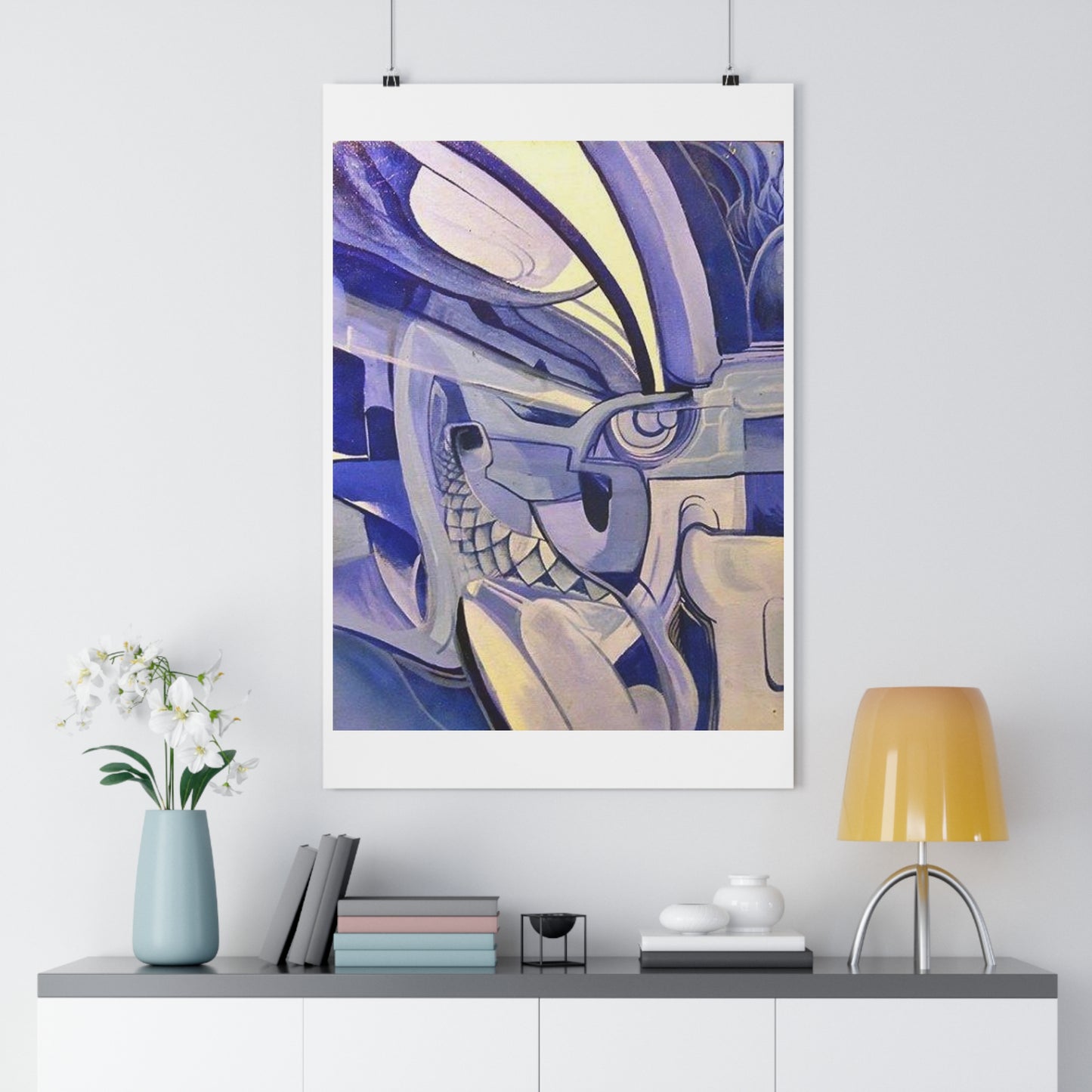 "Blue Heron”- Giclée Art Print by artist David Hilborn