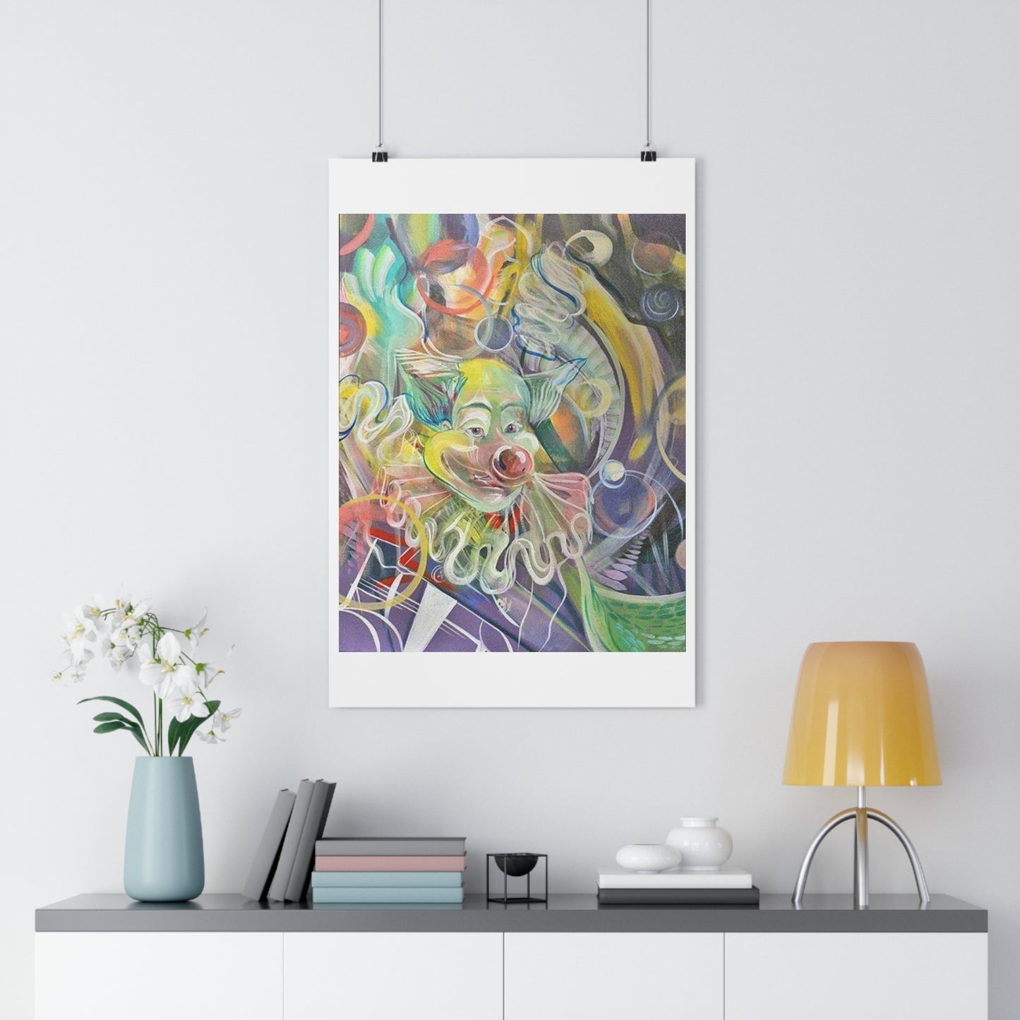 "Clowning Around”- Giclée Art Print by artist David Hilborn