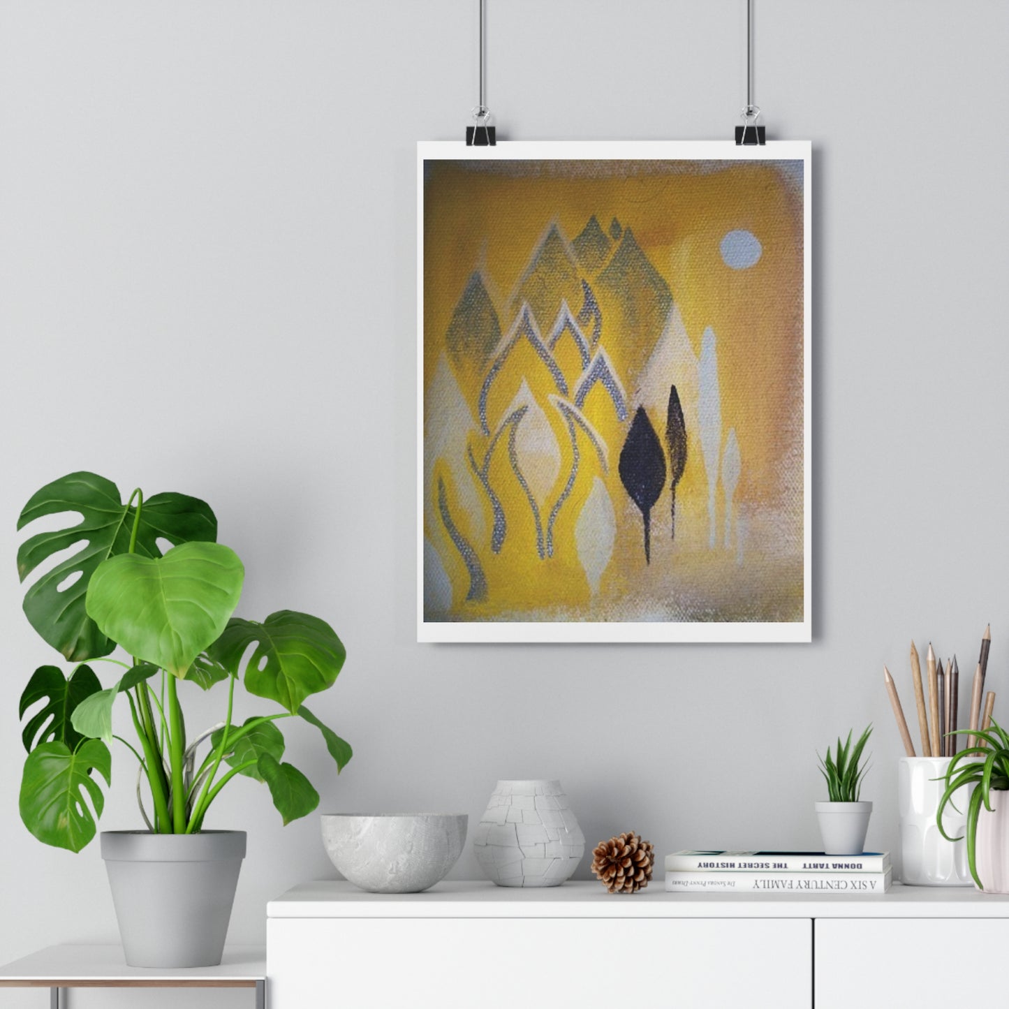 "Simplified Landscape”- Giclée Art Print by artist David Hilborn