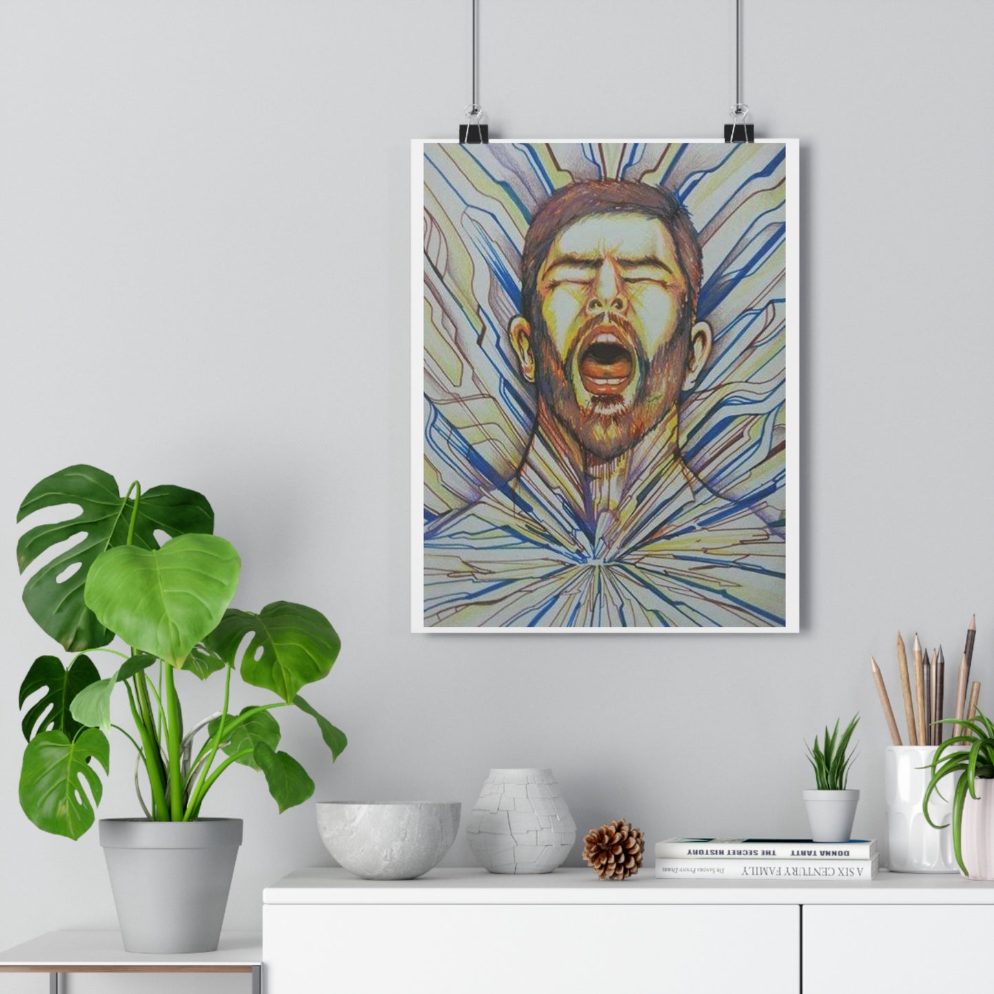 "Burst”- Giclée Art Print by artist David Hilborn