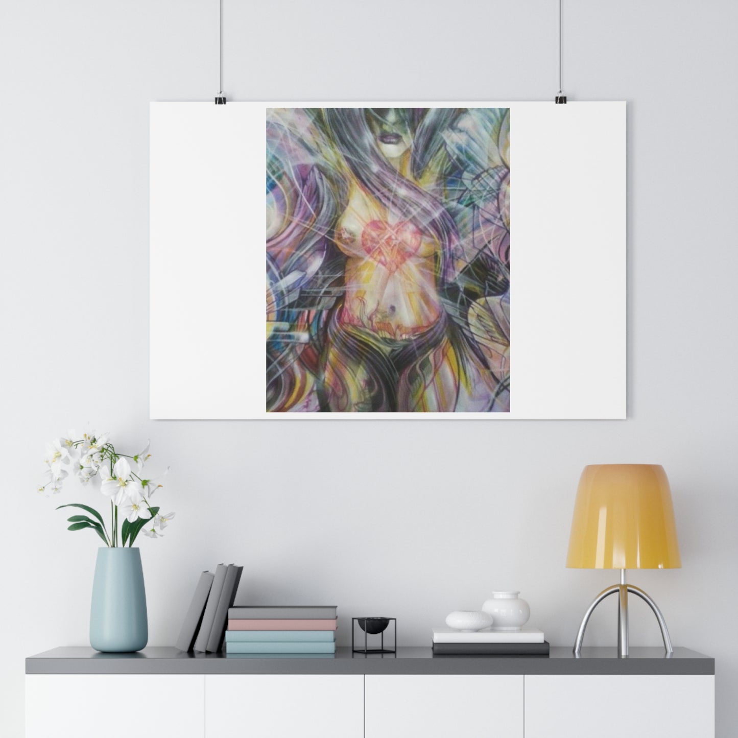 "Visionary Nude”- Giclée Art Print by artist David Hilborn