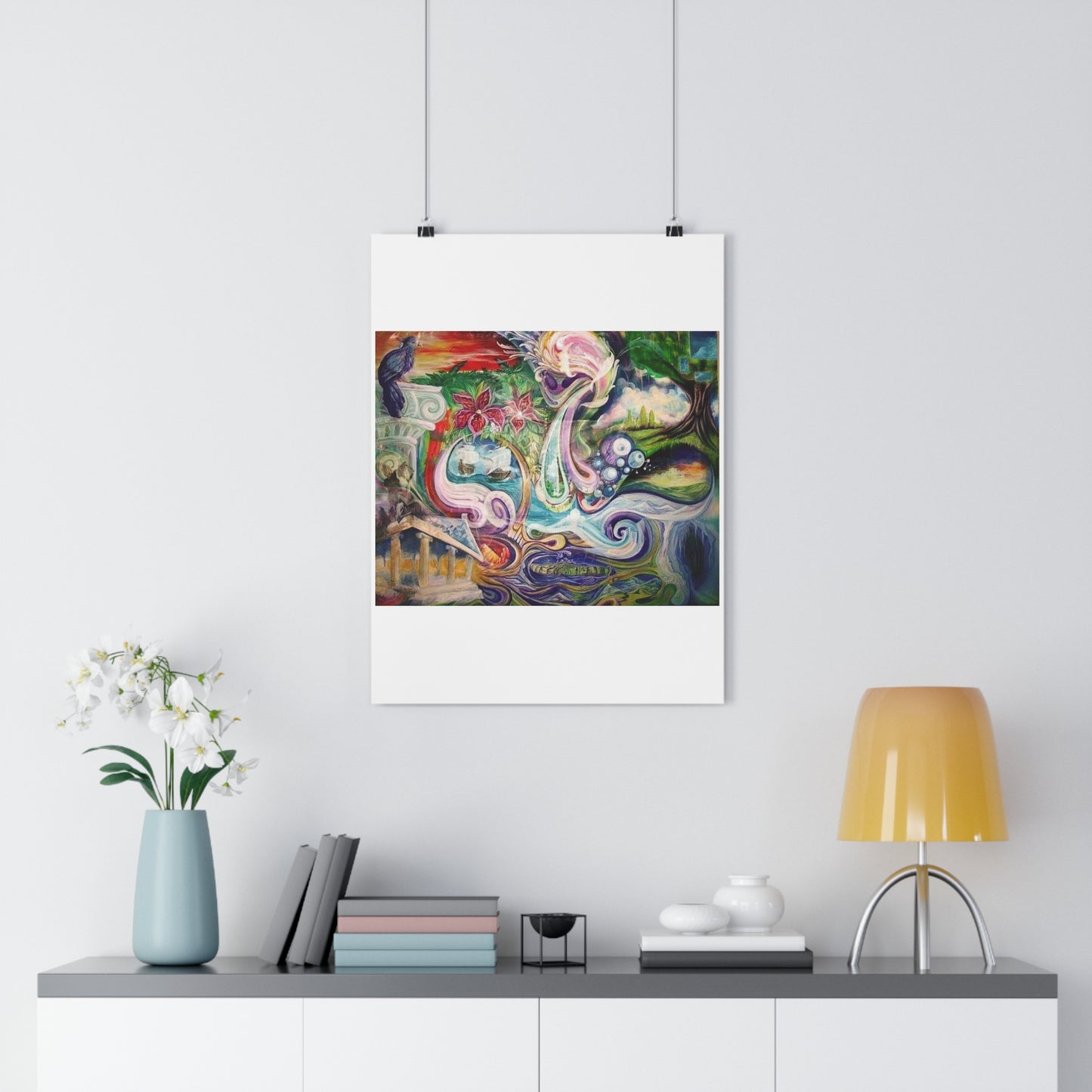 "Focus and Chaos”- Giclée Art Print by artist David Hilborn