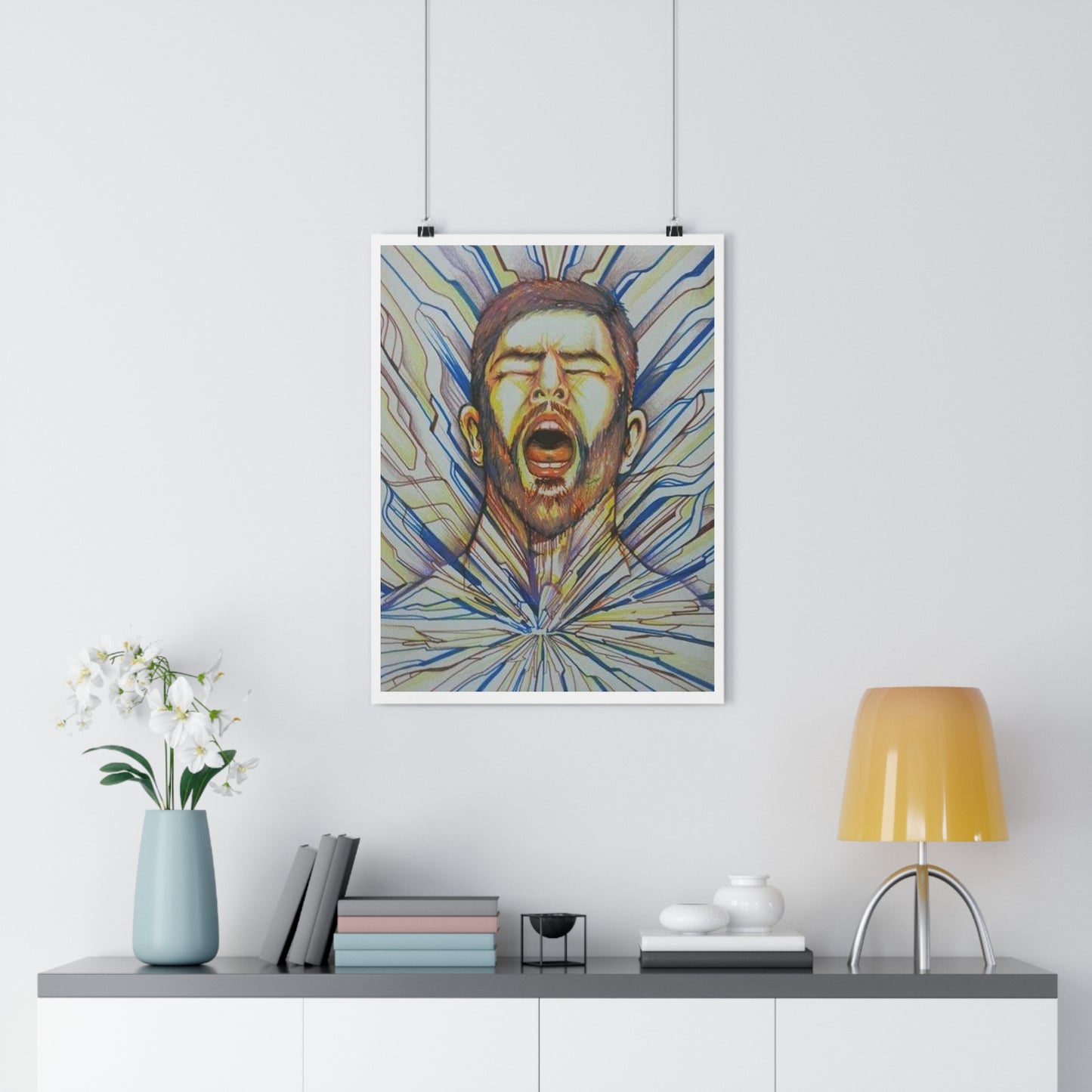 "Burst”- Giclée Art Print by artist David Hilborn