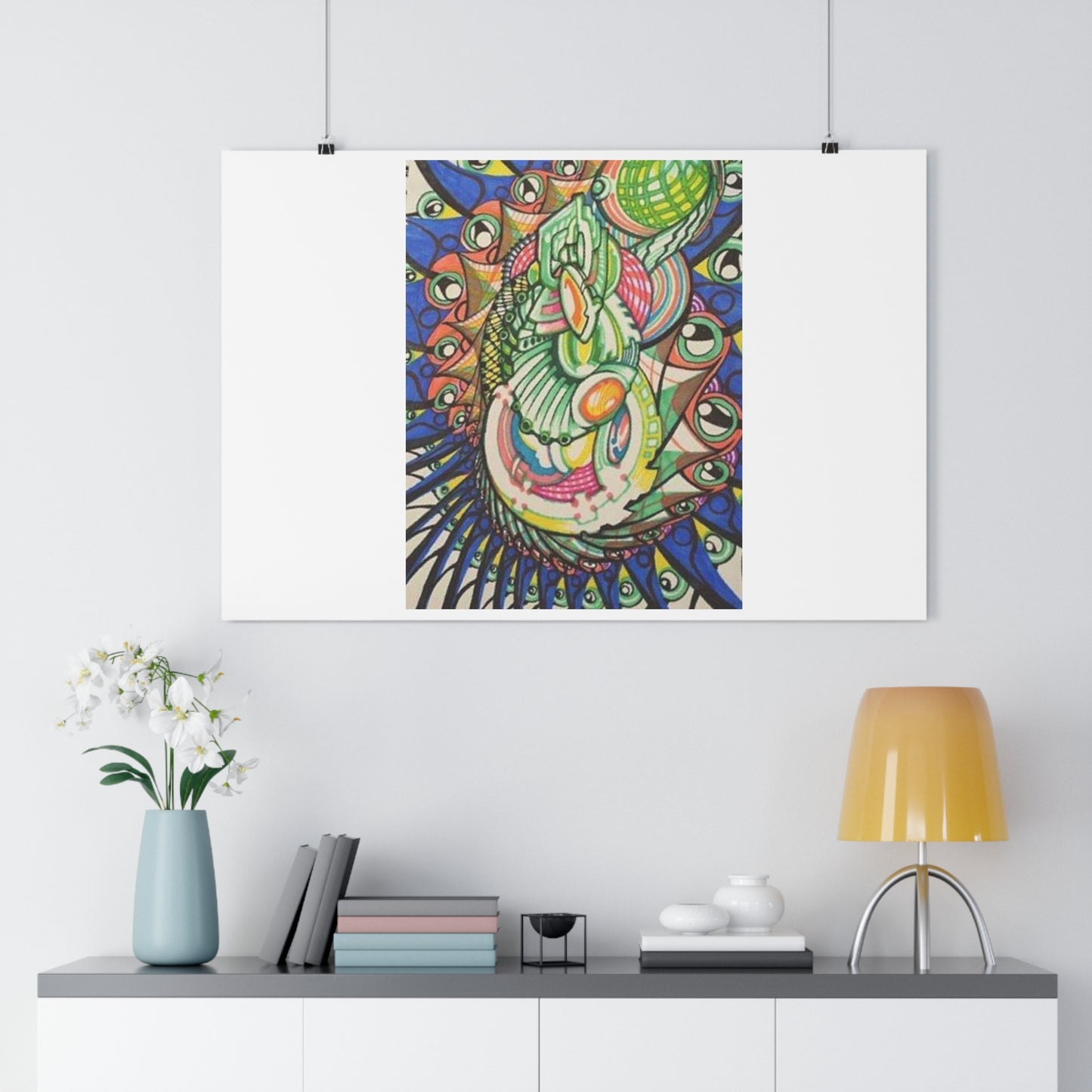 "Psych Eval 1”- Giclée Art Print by artist David Hilborn