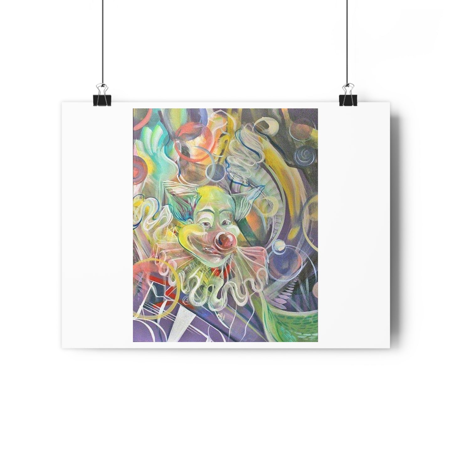 "Clowning Around”- Giclée Art Print by artist David Hilborn